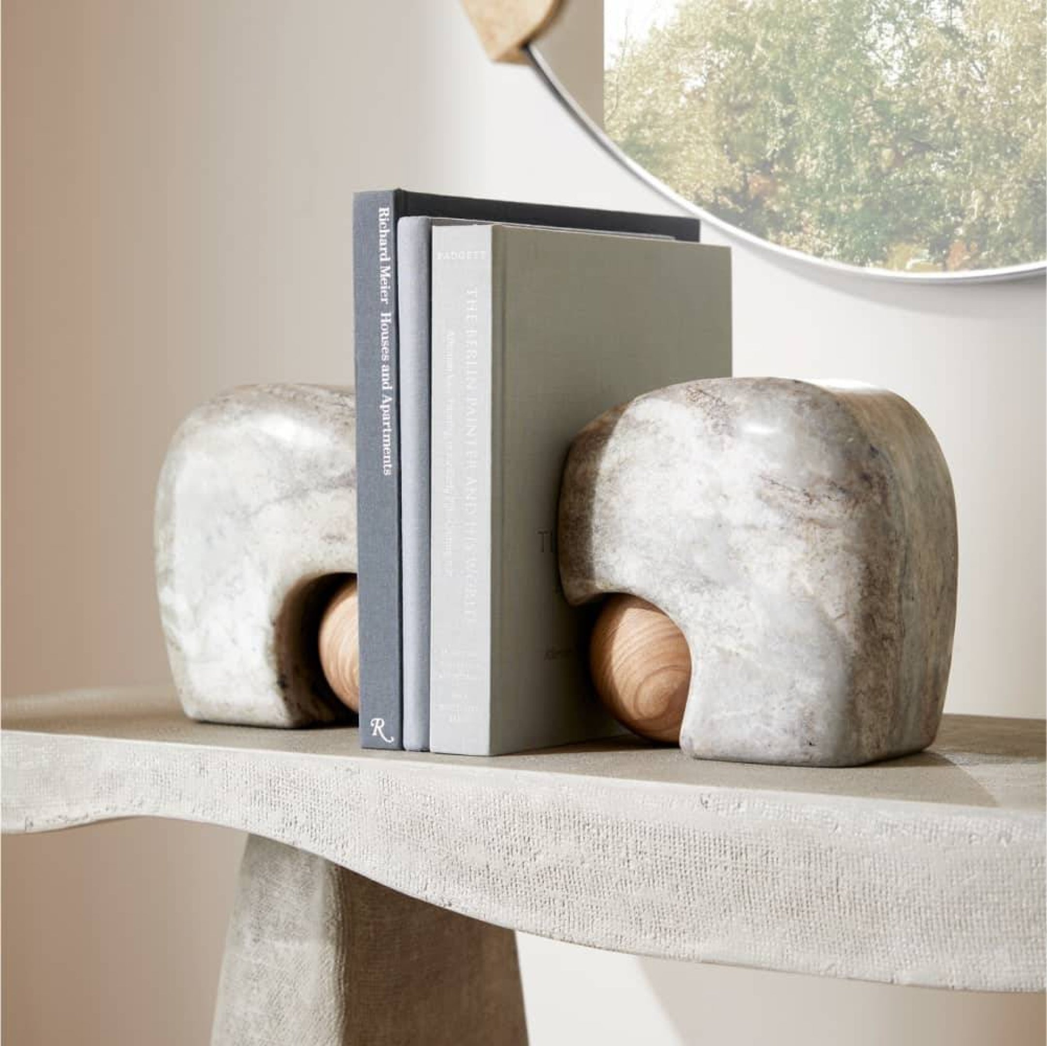 Melt Bookends, Set of 2 - StyleMeGHD - Cabinets + Bookshelves