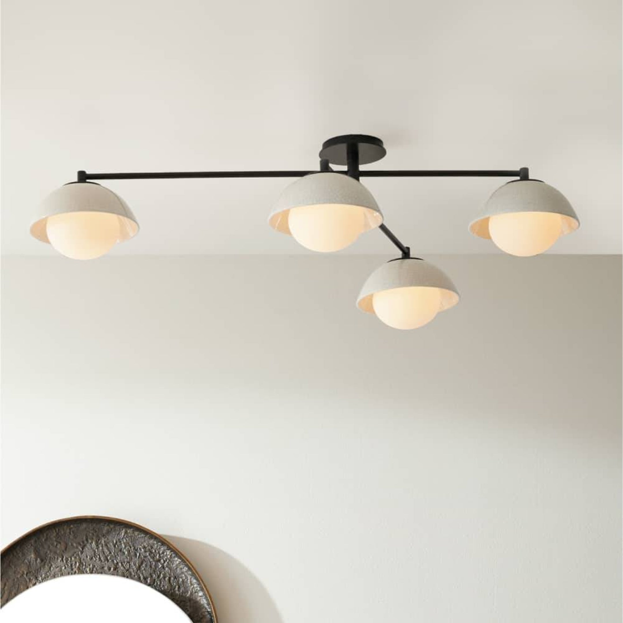 Arteriors Glaze Multipoint Flush Mount - StyleMeGHD - Chandeliers