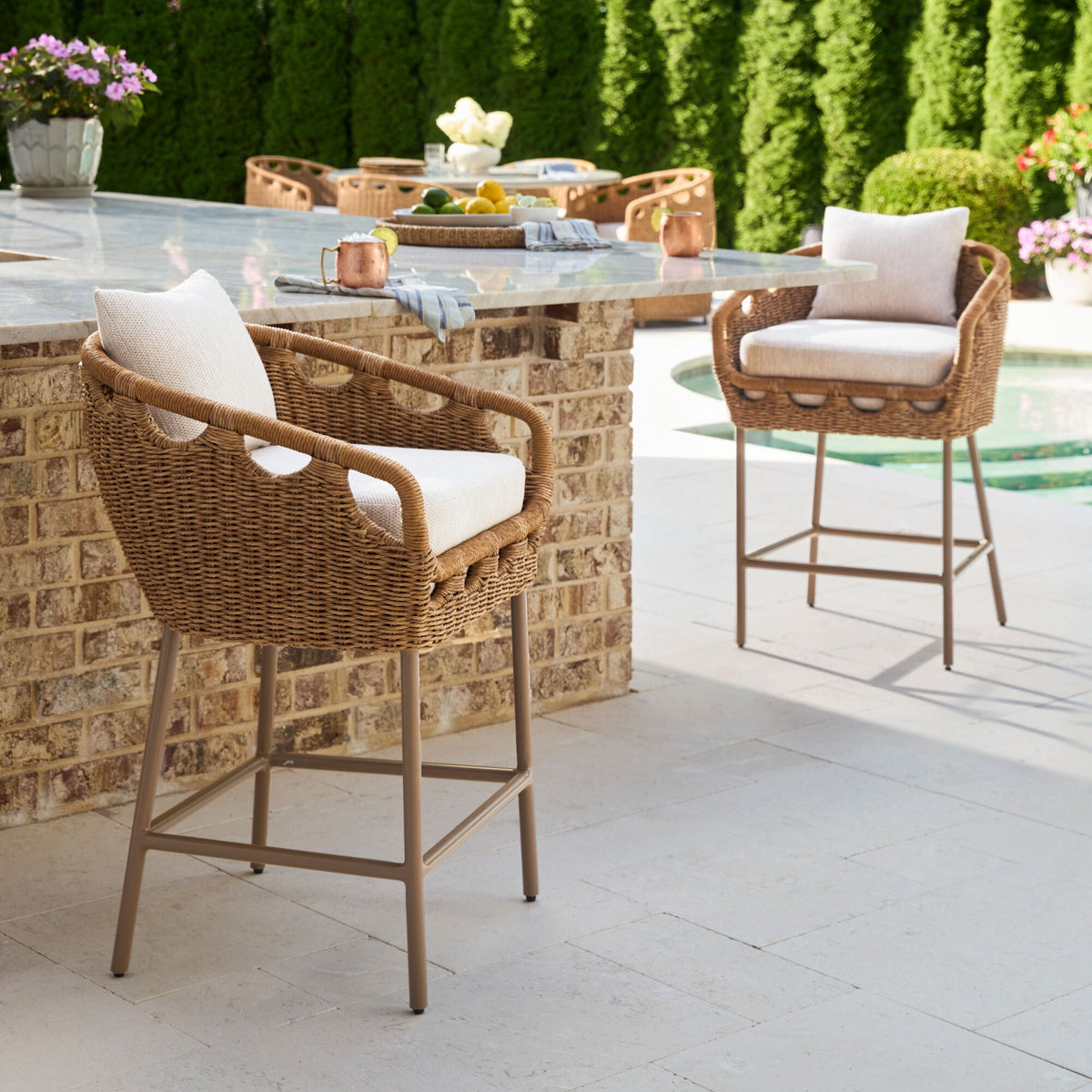 Milena Bar Stool - StyleMeGHD - Outdoor Bar + Counter Stools