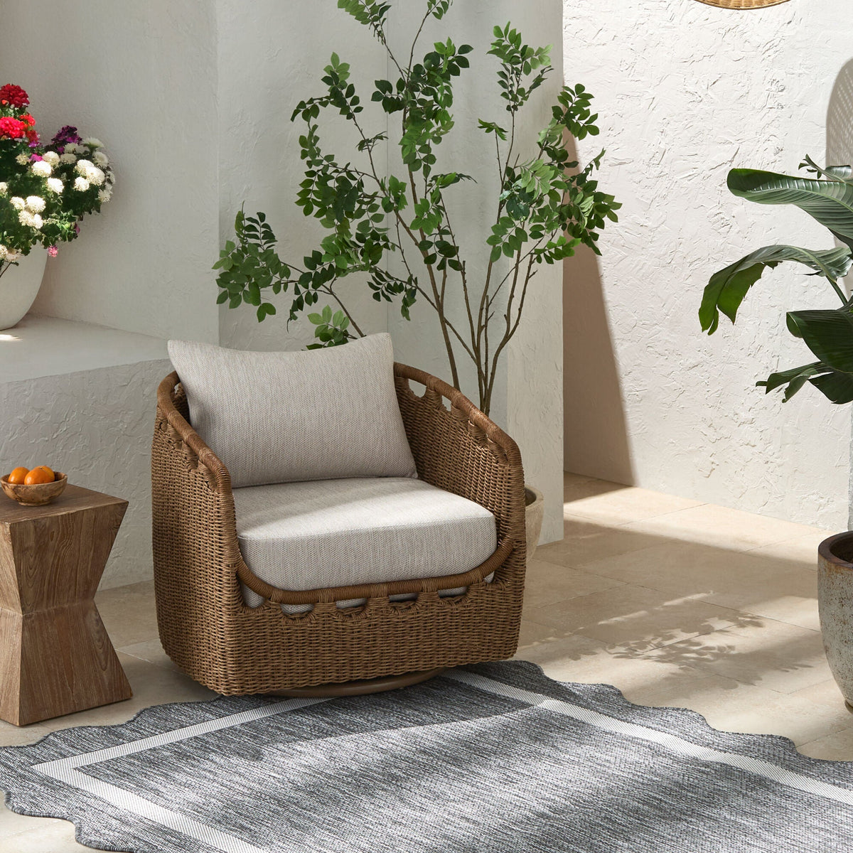 Milena Swivel Chair - StyleMeGHD - Chairs