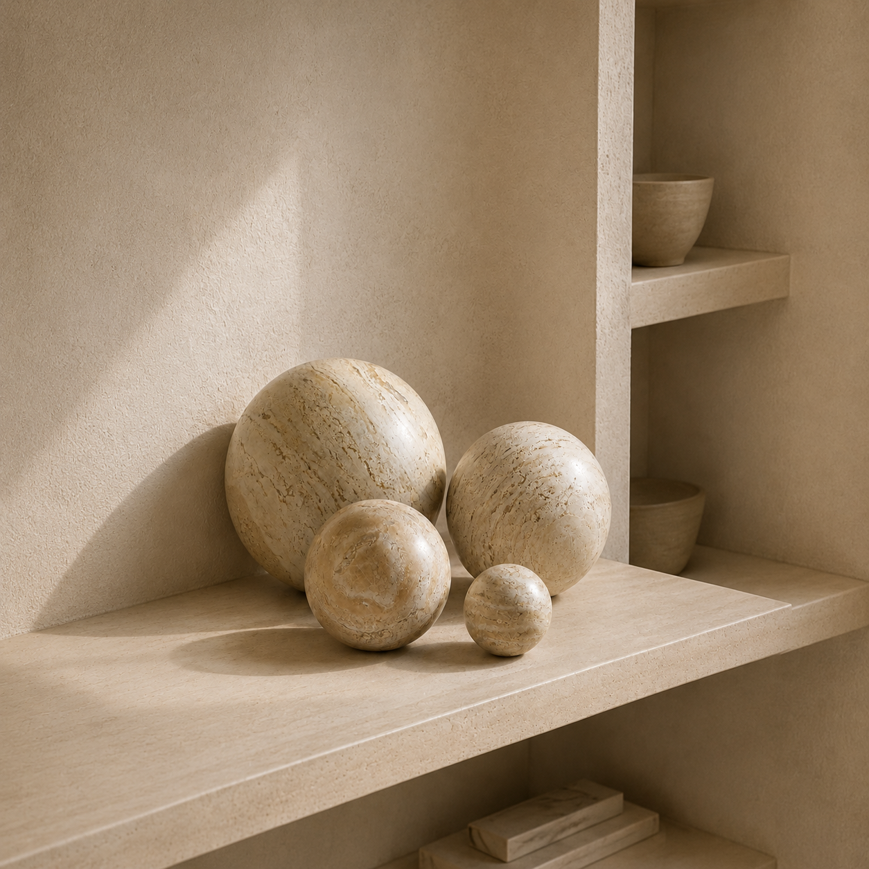 Travertine Sphere