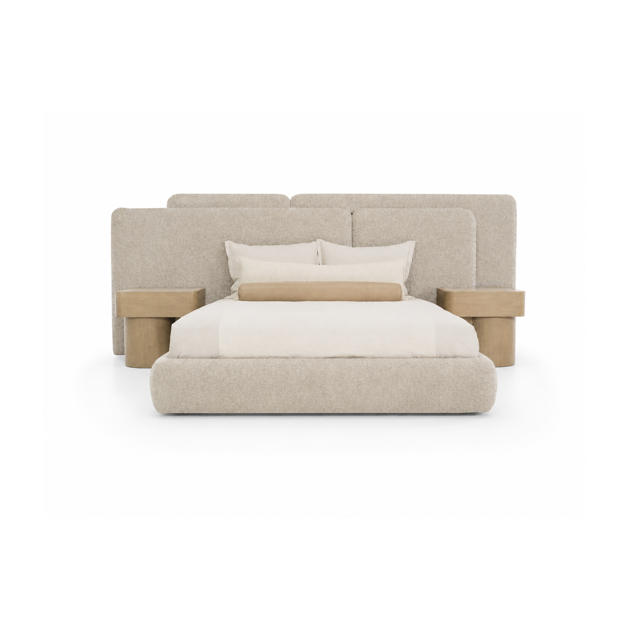 upholstered bed