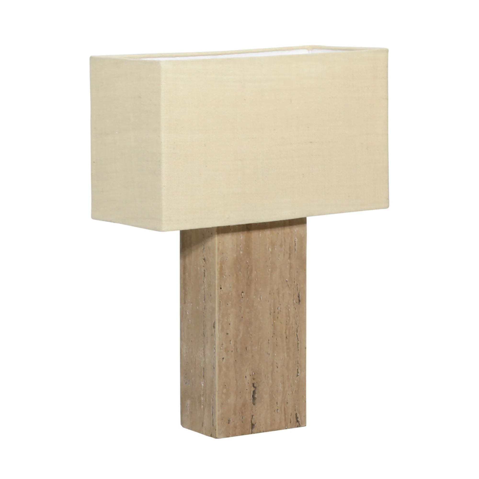 Sanford Travertine Table Lamp