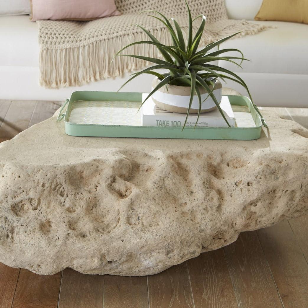 Boulder Roman Stone Coffee Table