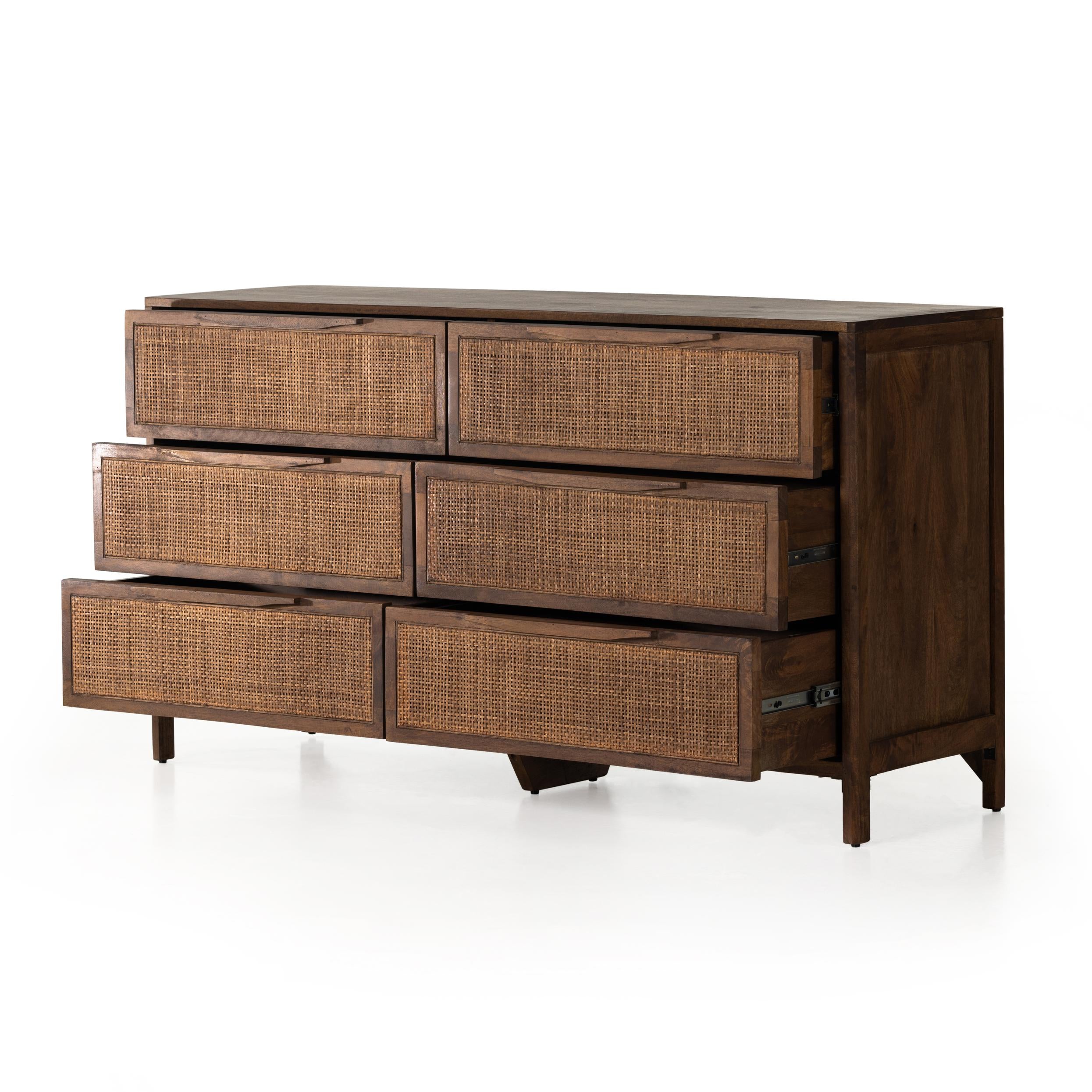 Sydney 6 Drawer Dresser-Dressers-StyleMeGHD