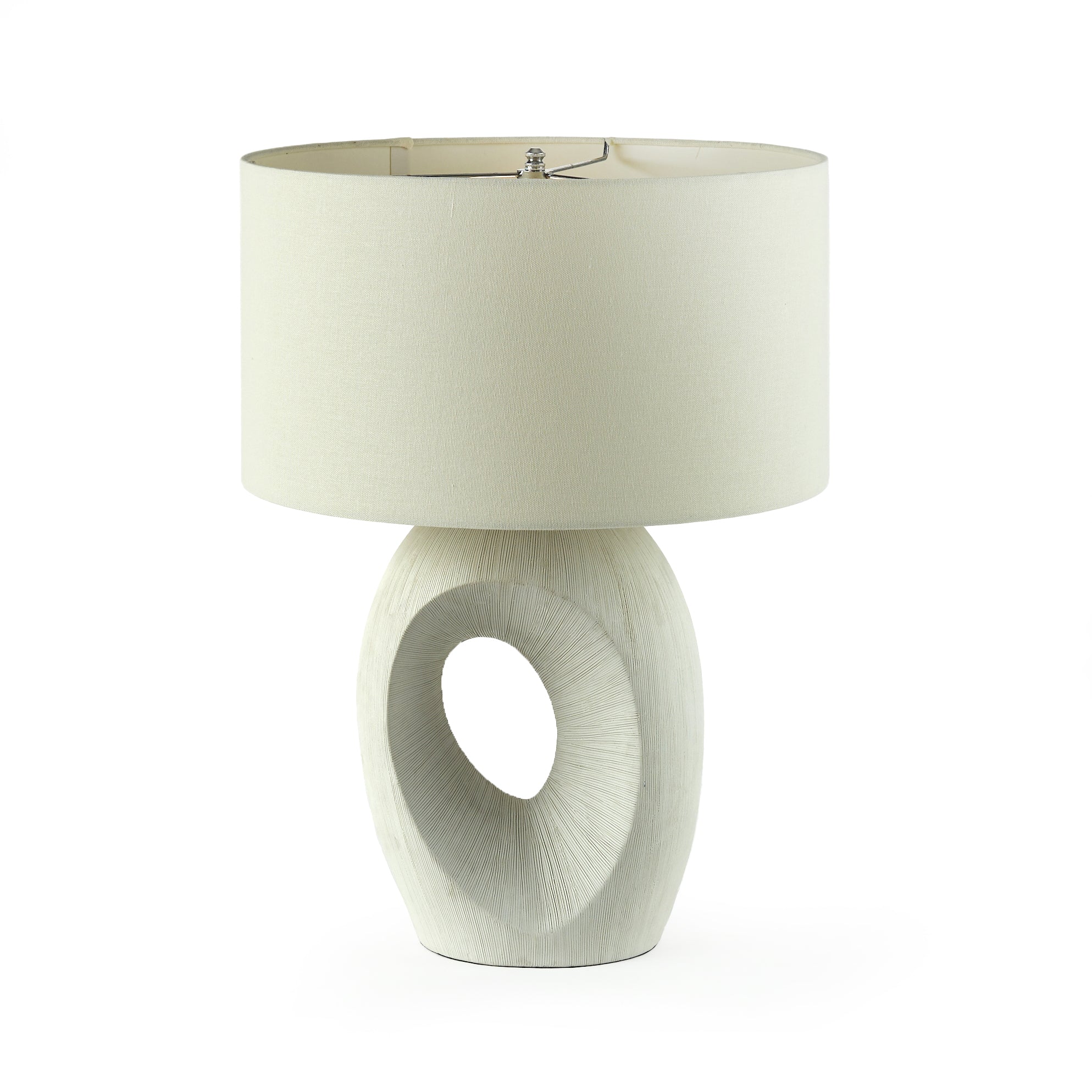 Komi Table Lamp-Textured Matte White - StyleMeGHD - 
