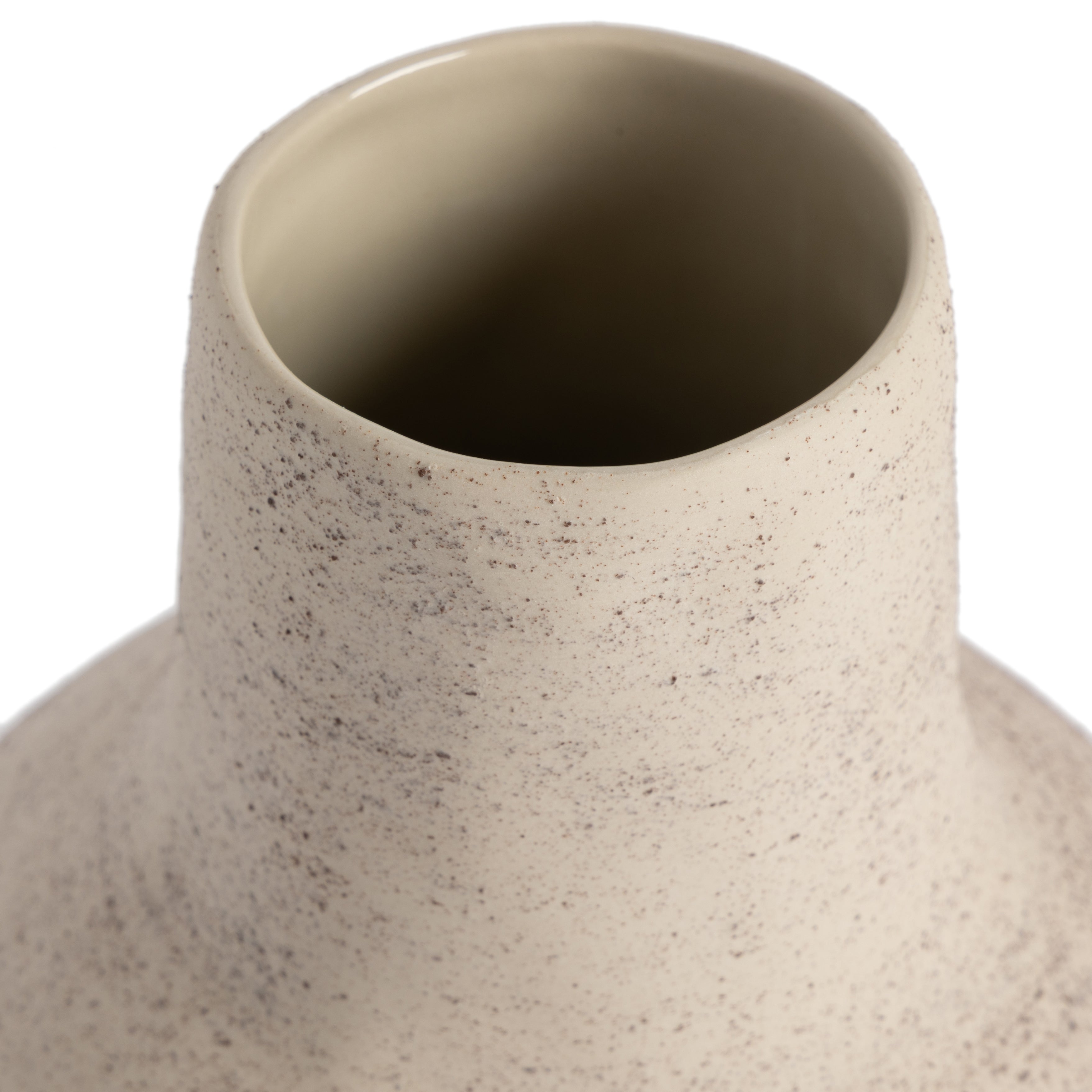 Arid Round Vase-Distressed Cream - StyleMeGHD - 