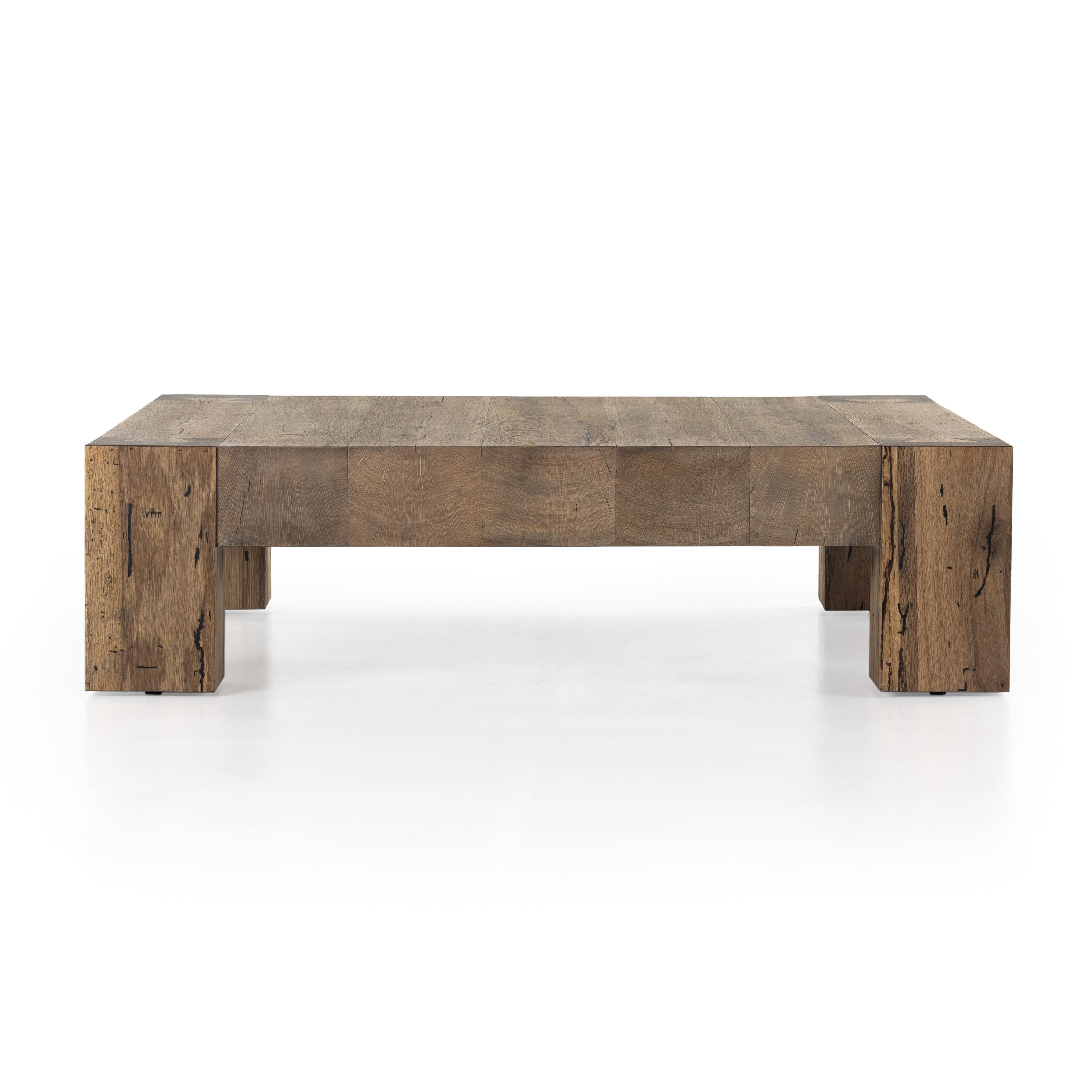 Abaso Coffee Table-Rustic Wormwood Oak - StyleMeGHD - 