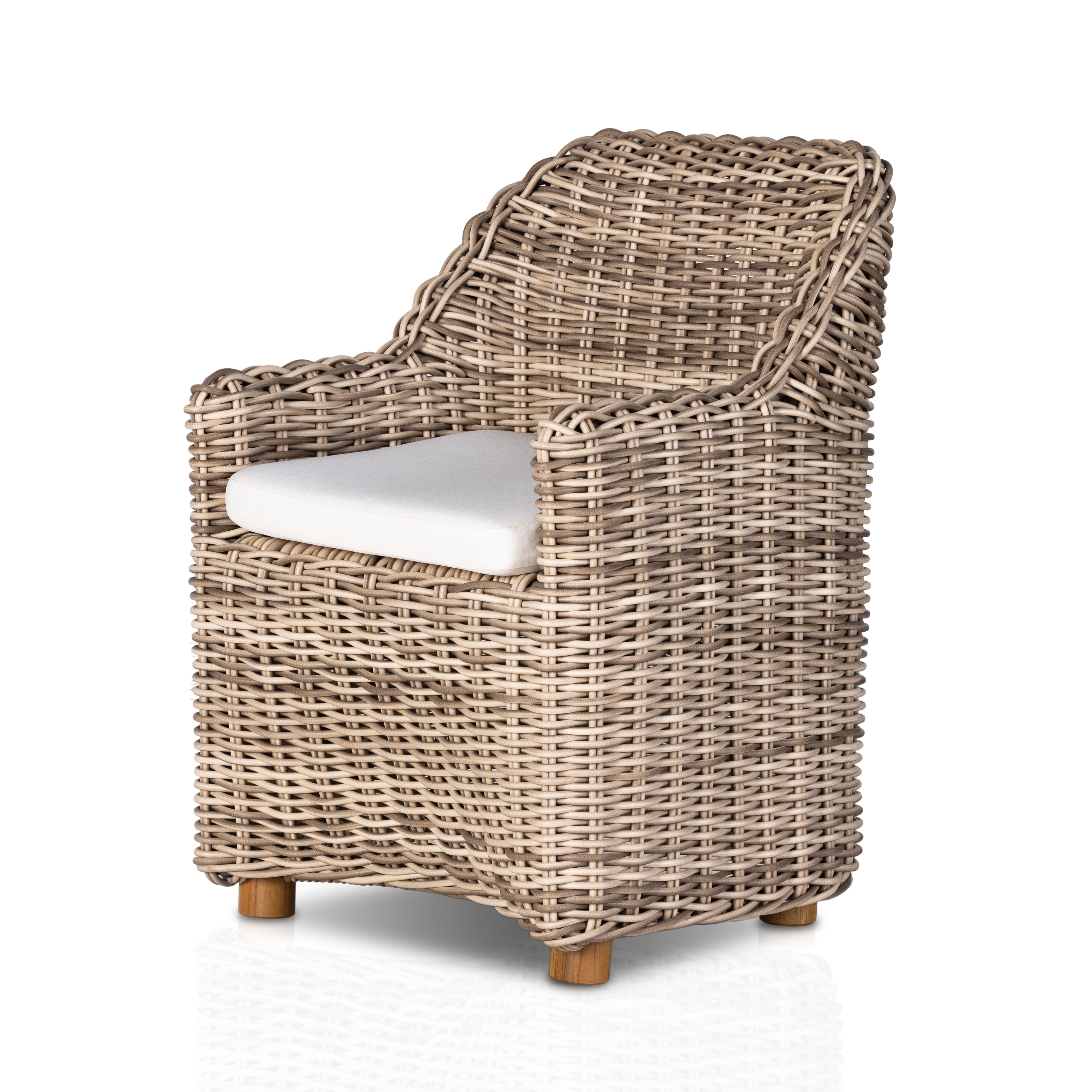 Messina Outdoor Dining Armchair-Natural - StyleMeGHD - 
