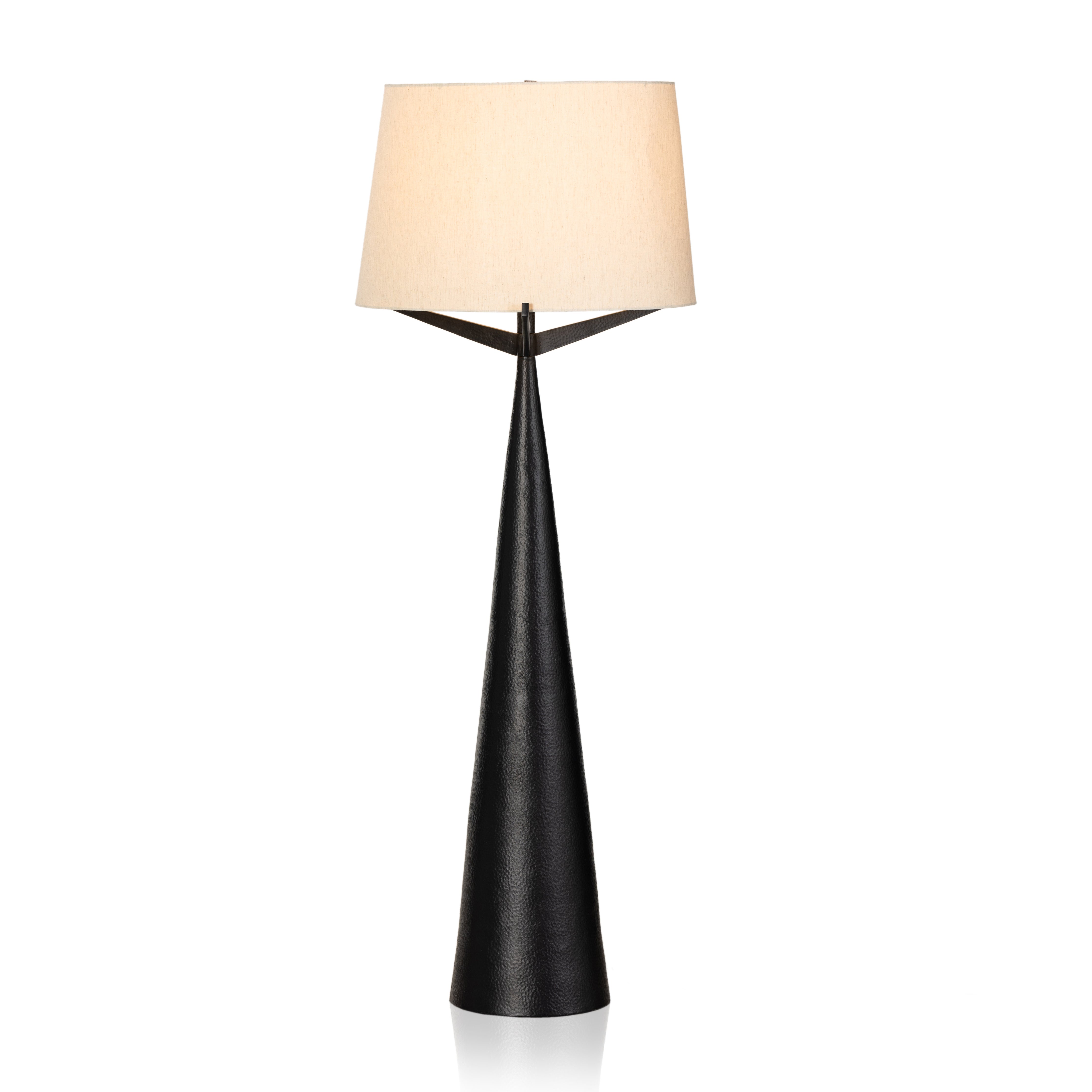 Iris Black Floor Lamp