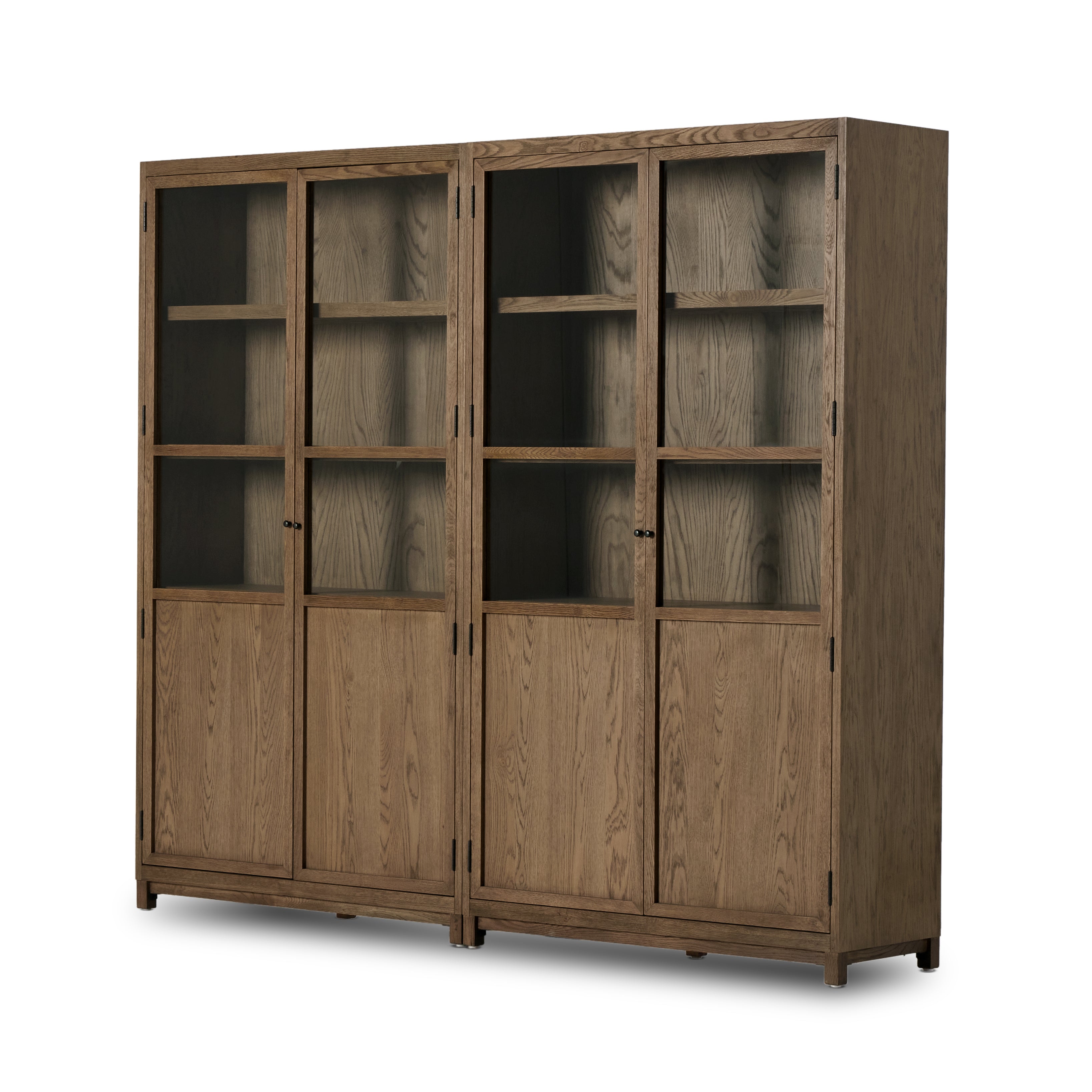 Millie Panel And Glass Door Double Cabinet - StyleMeGHD - 
