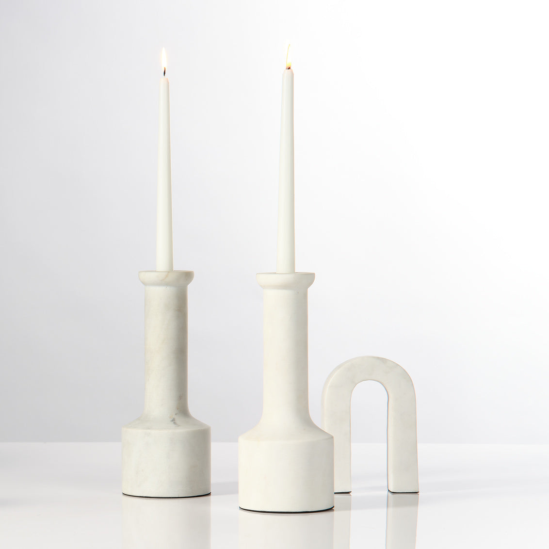 Trevor Candlesticks, Set of 2 - StyleMeGHD - Candles + Diffusers