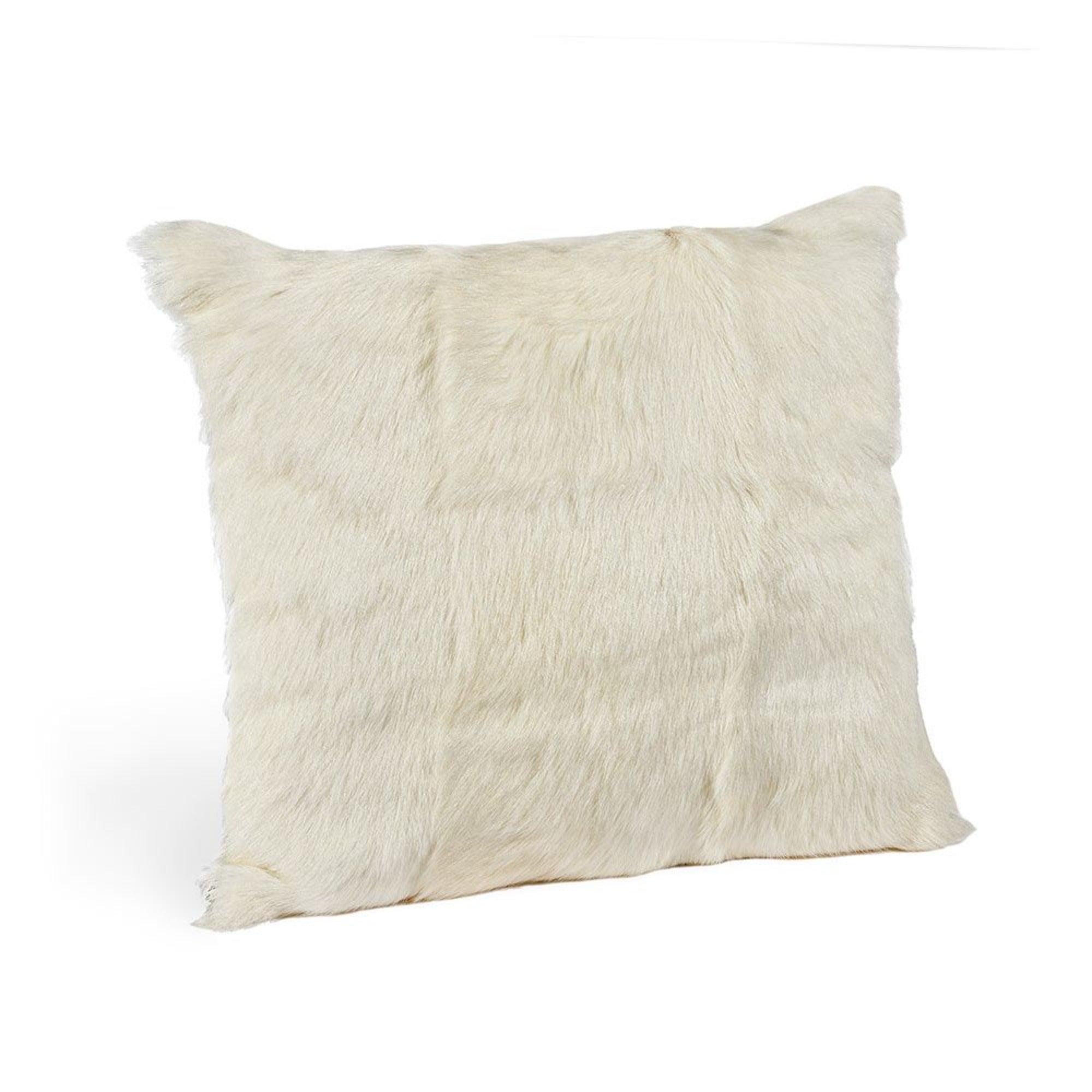 Goat Skin Square Pillow - StyleMeGHD - Boho Bedroom Decor