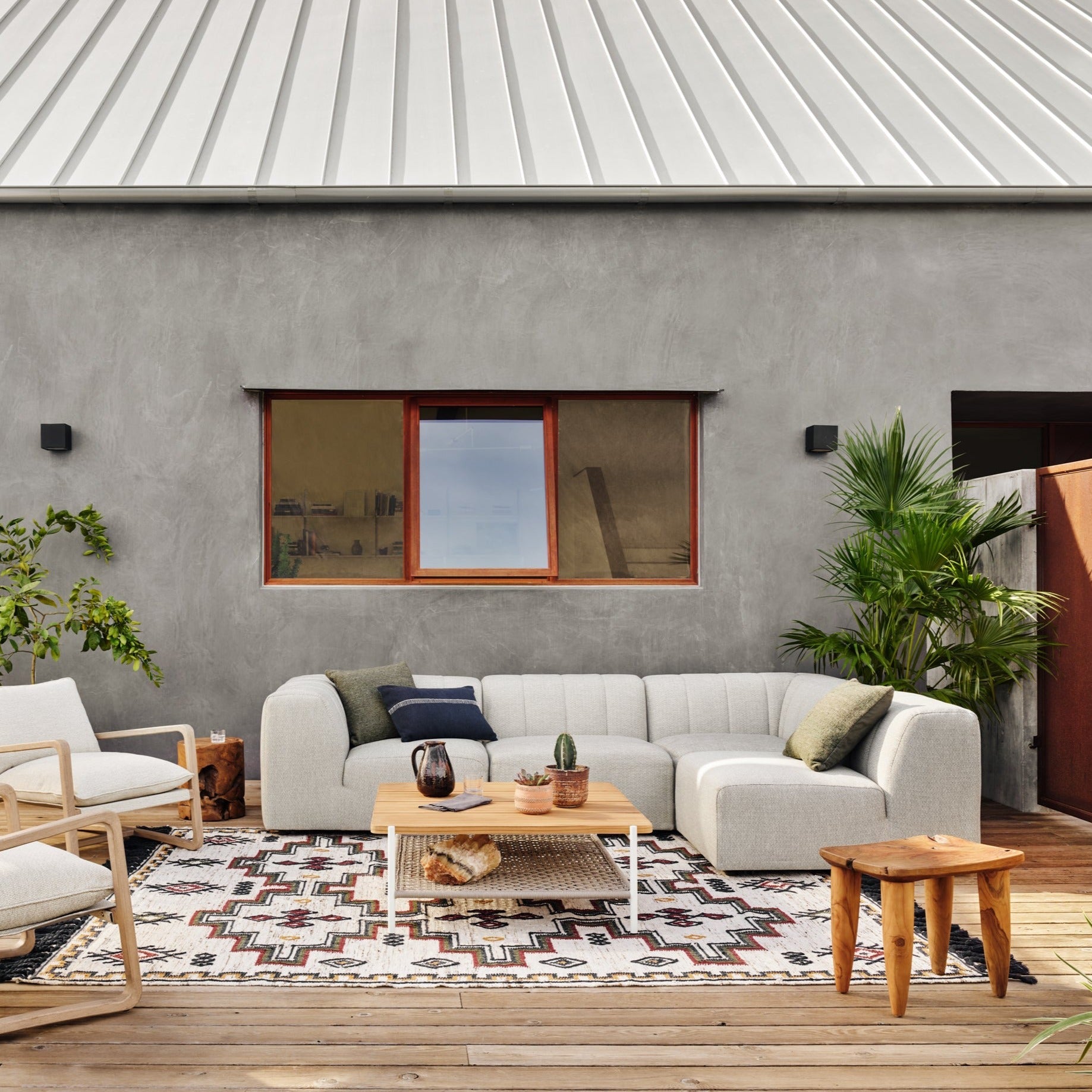 Gwen Outdoor 4 Pc Sectional - StyleMeGHD - Modern Home Decor