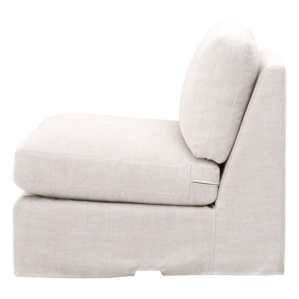 Lena Modular Slope Arm Slipcover 1-Seat Armless Chair- StyleMeGHD - Modern Sectional Sofa