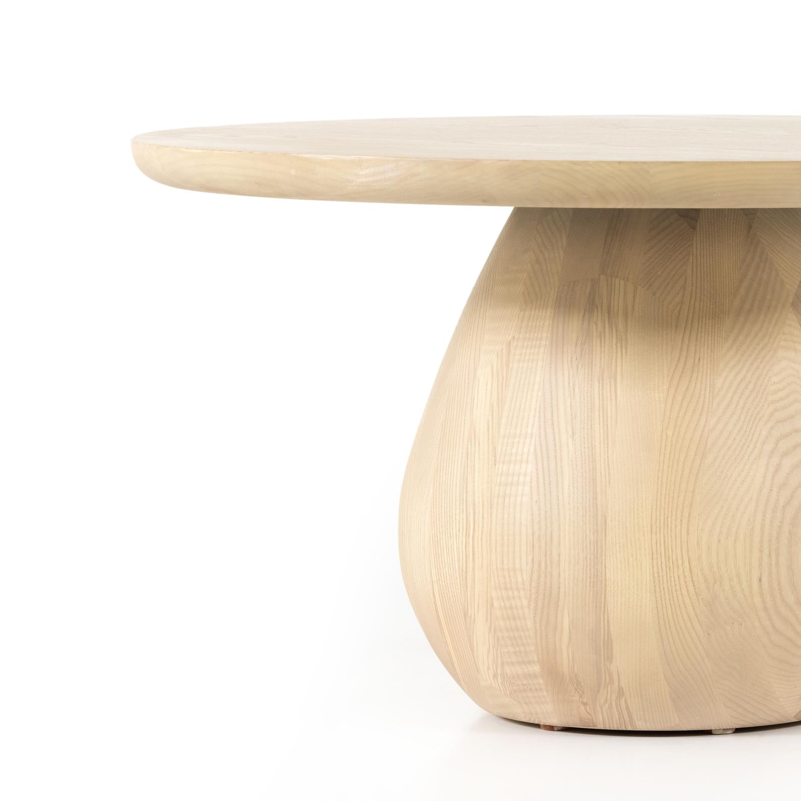 Merla Wood Bunching Table-Light Natural- StyleMeGHD - Modern Side Table