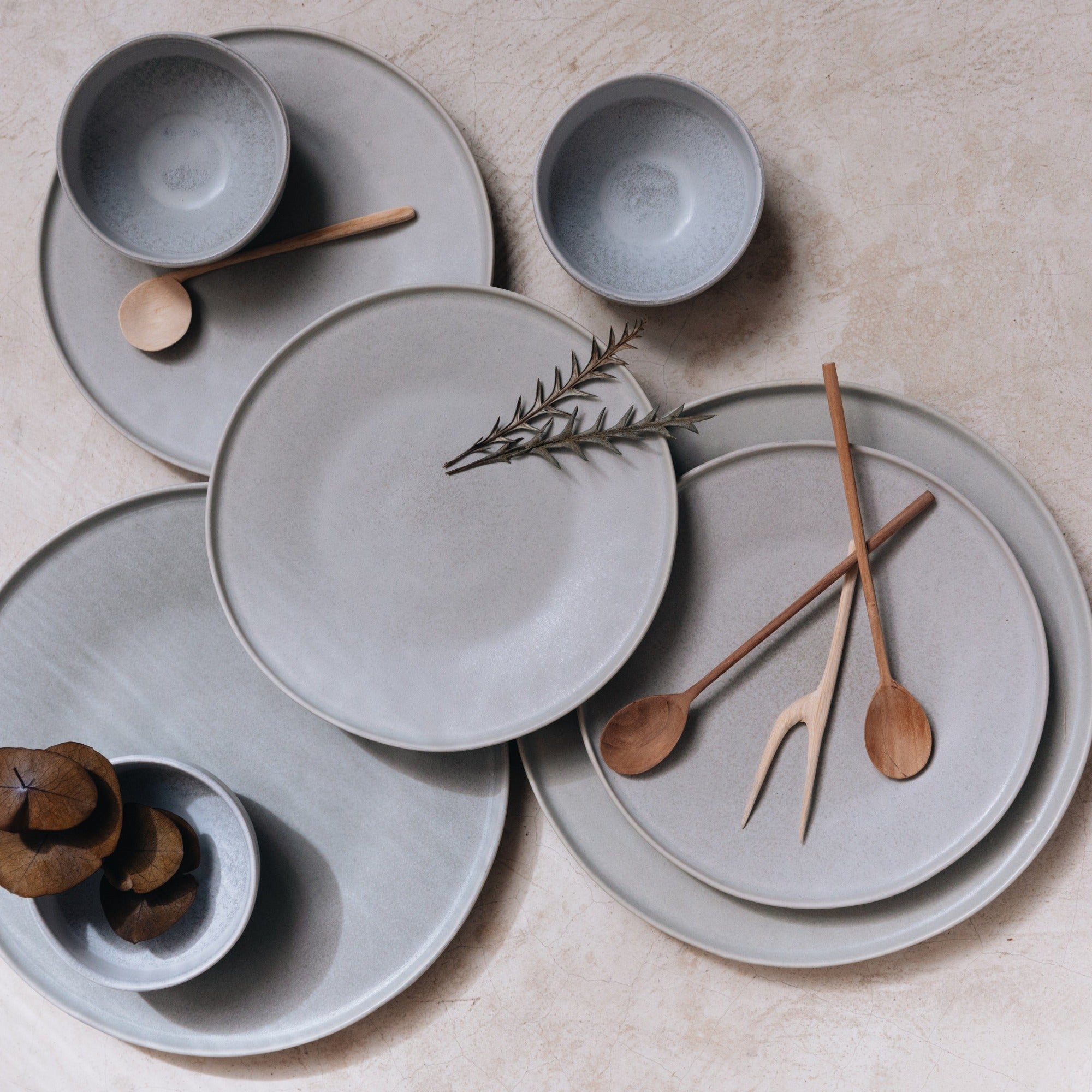 Olive Spoon and Fork