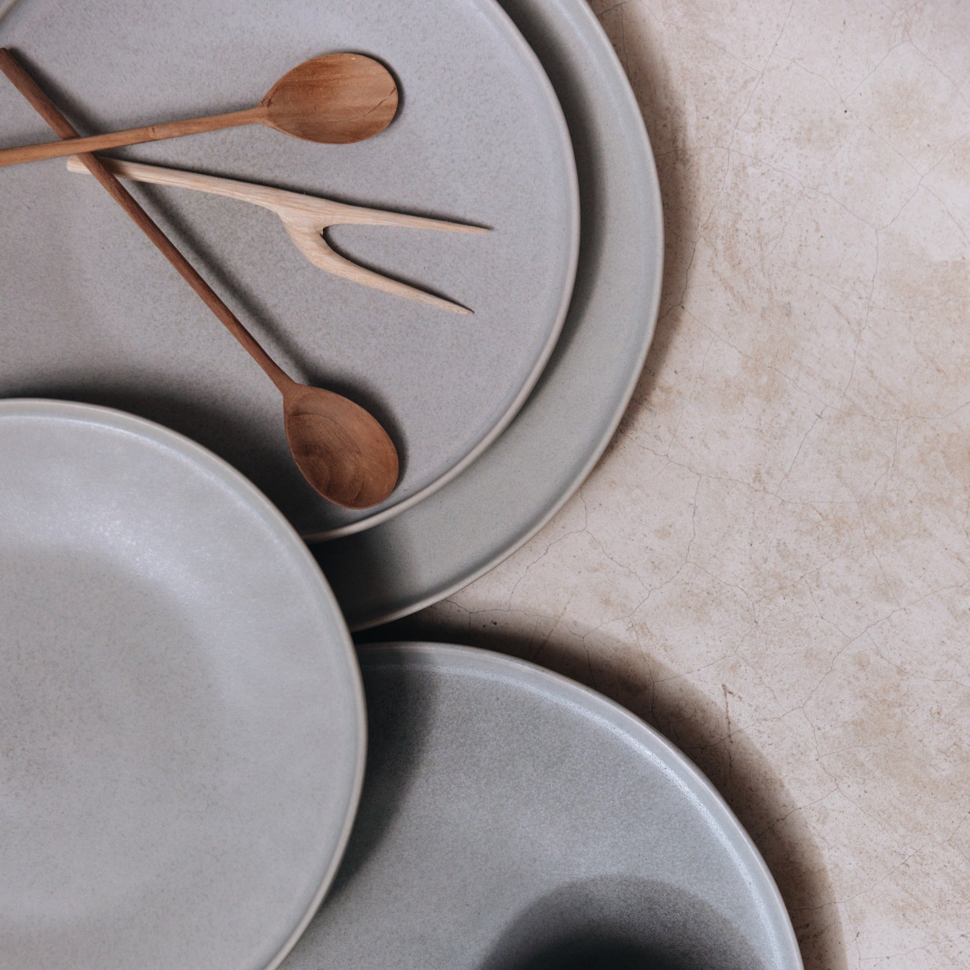 Olive Spoon and Fork