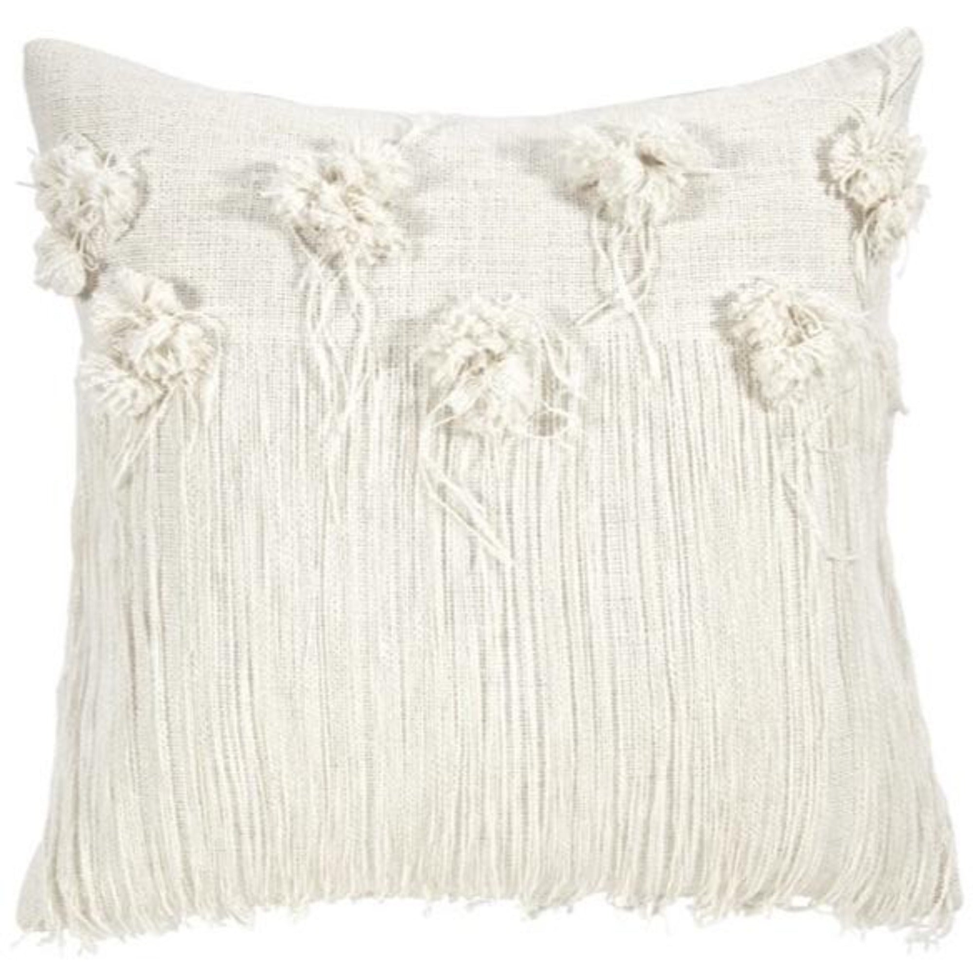 Rose Fringe Pillow - StyleMeGHD - Modern Home Decor