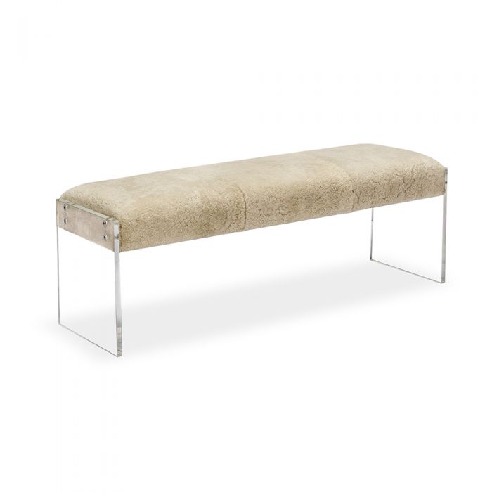 Shearling Bench - StyleMeGHD - Modern Home Accents