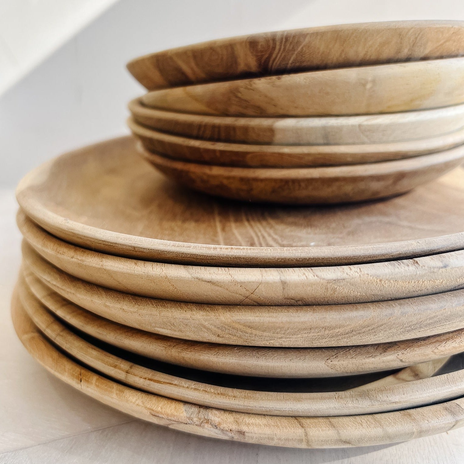 Teakwood Plates