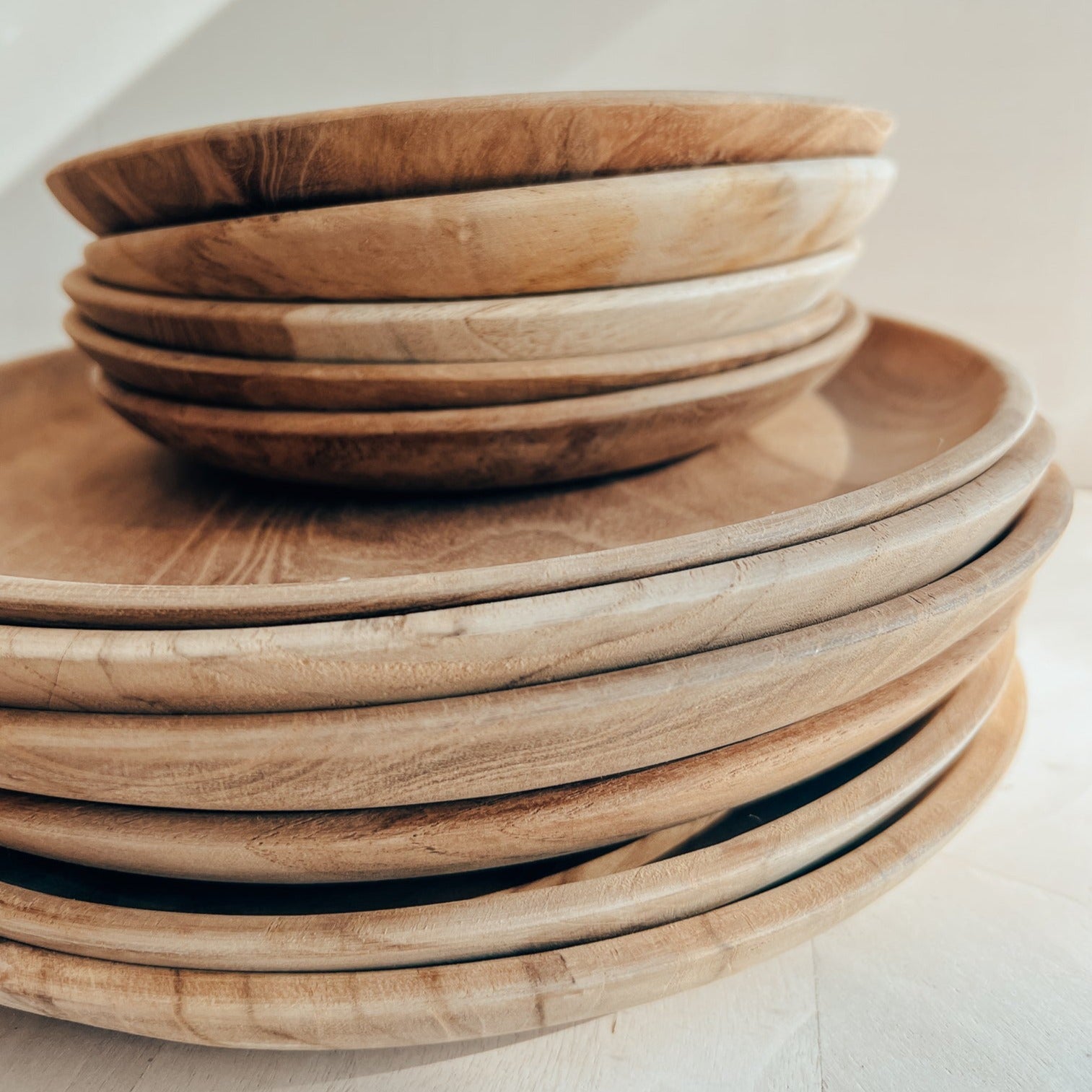 Teakwood Plates