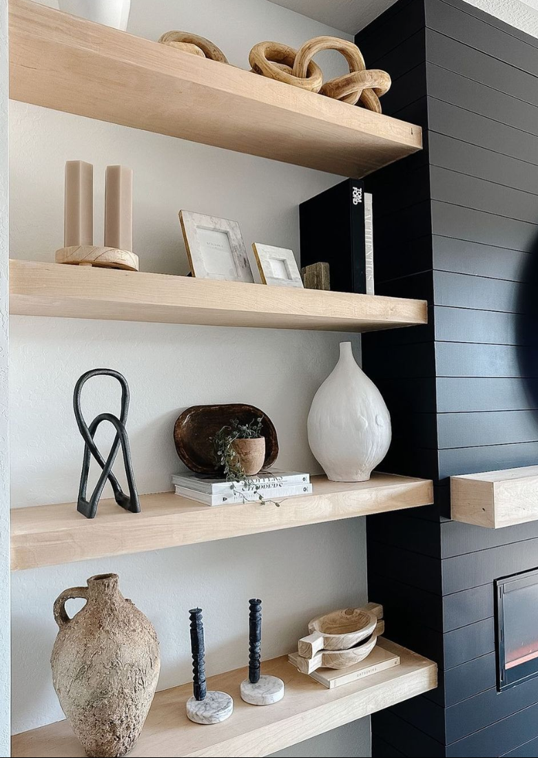 How to Style Your Shelves