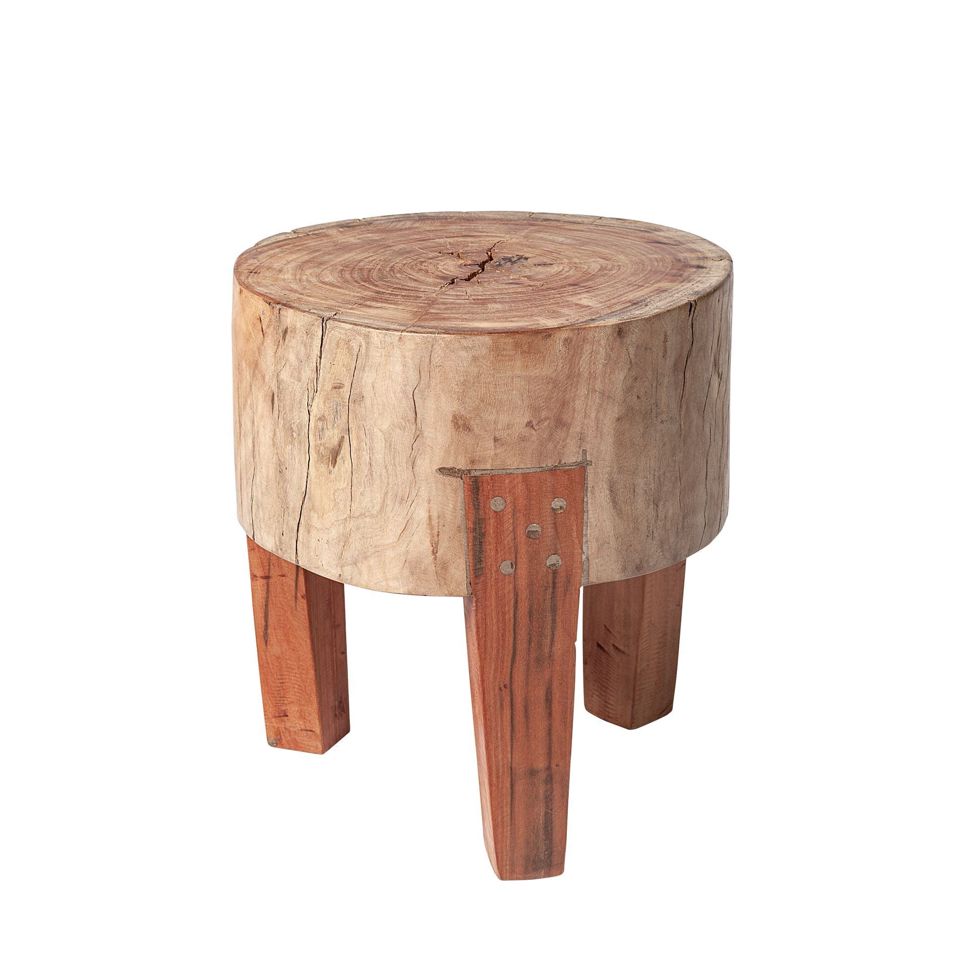 Cesar Wood Stool-Ottomans, Benches + Poufs-StyleMeGHD