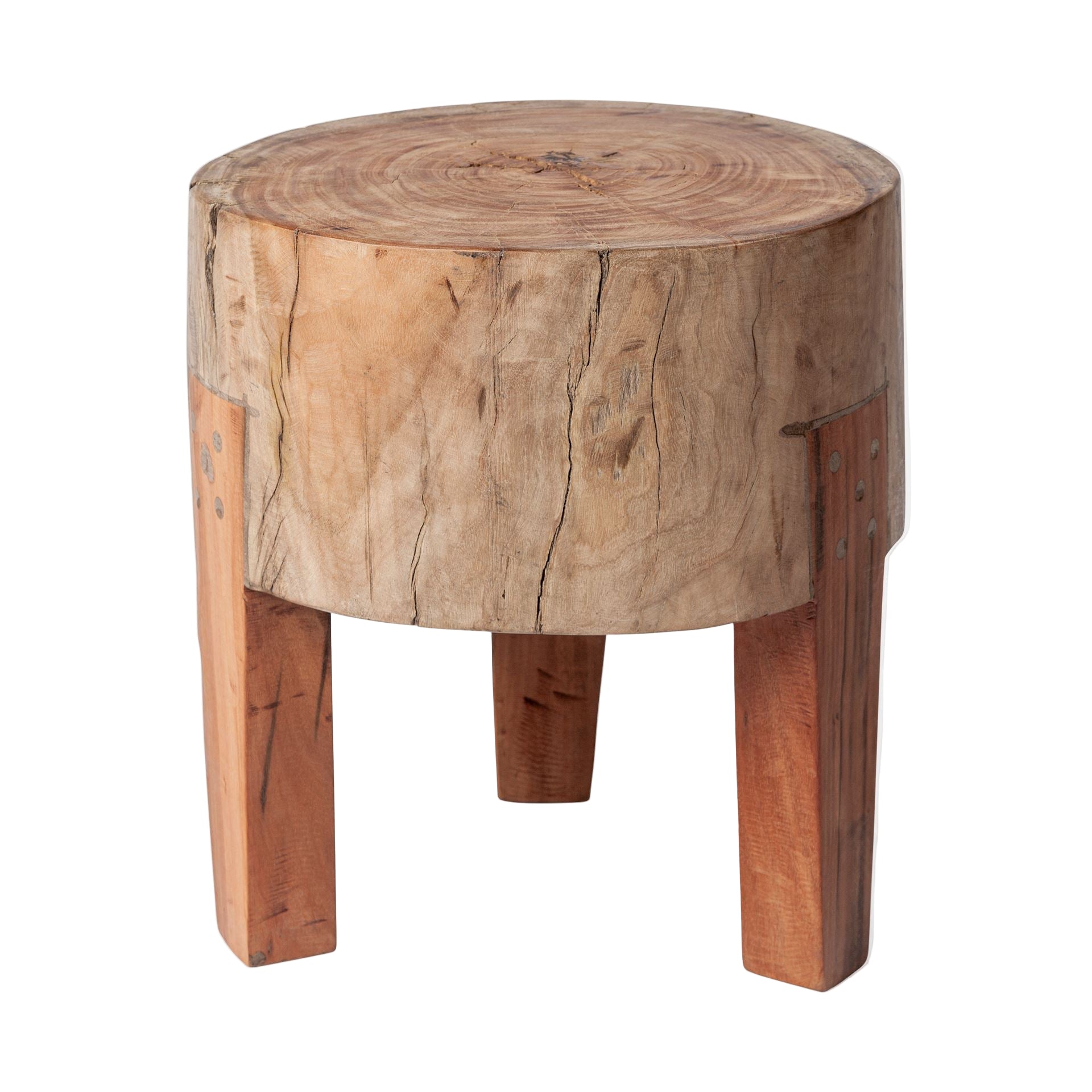 Cesar Wood Stool-Ottomans, Benches + Poufs-StyleMeGHD
