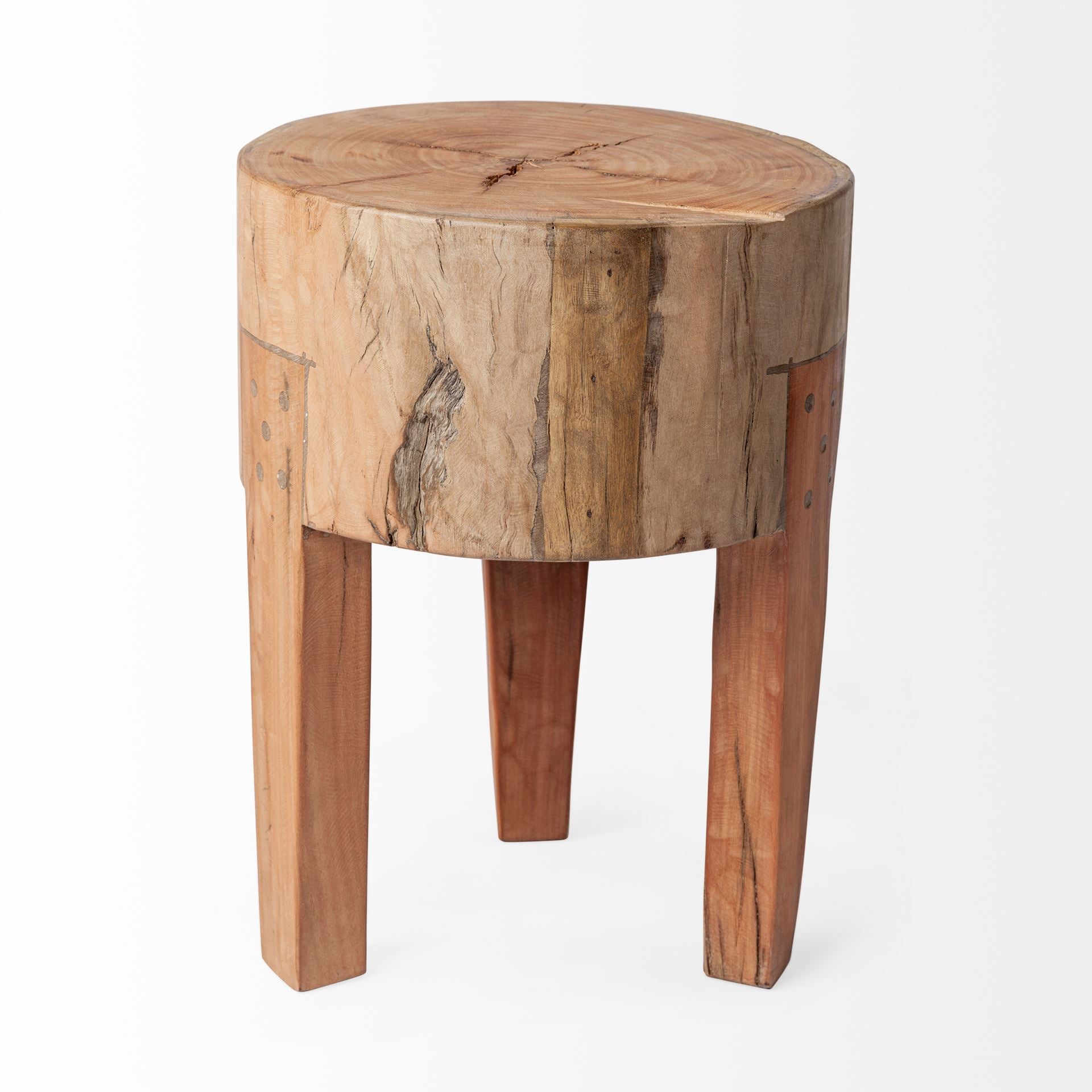 Cesar Wood Stool-Ottomans, Benches + Poufs-StyleMeGHD