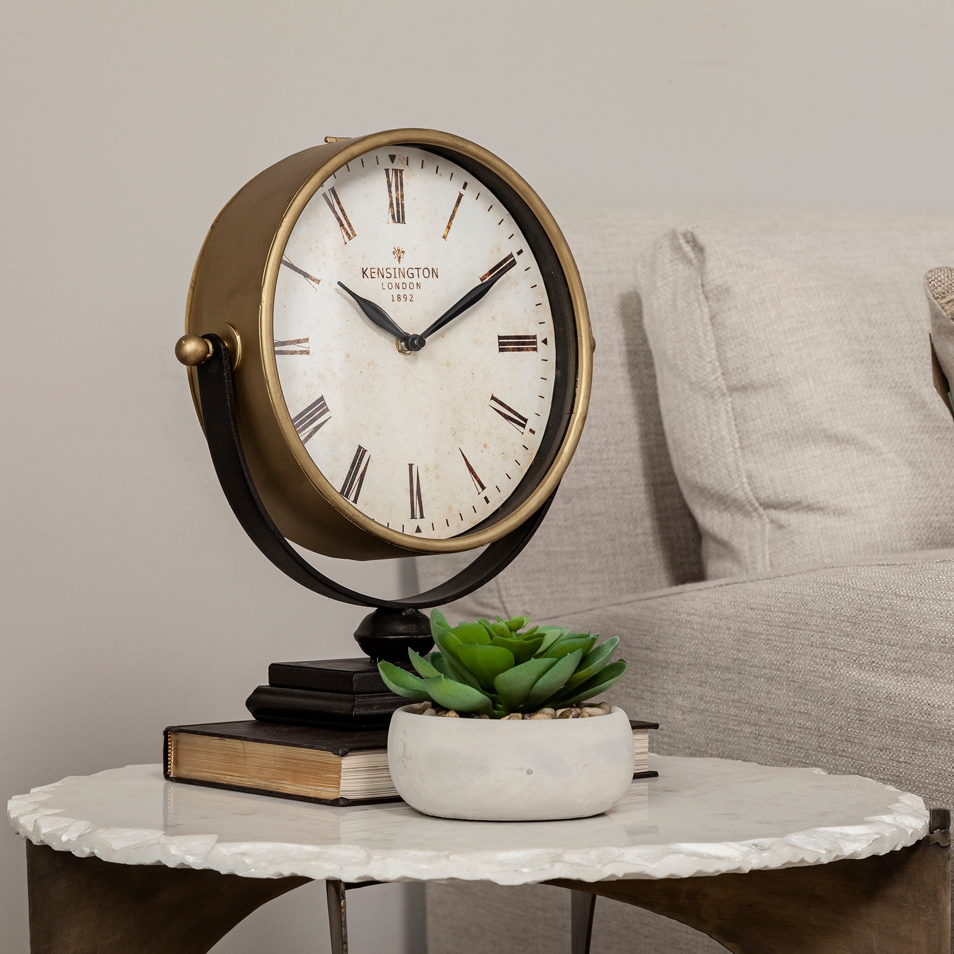 Hallie Table Clock-Decorative Objects-StyleMeGHD