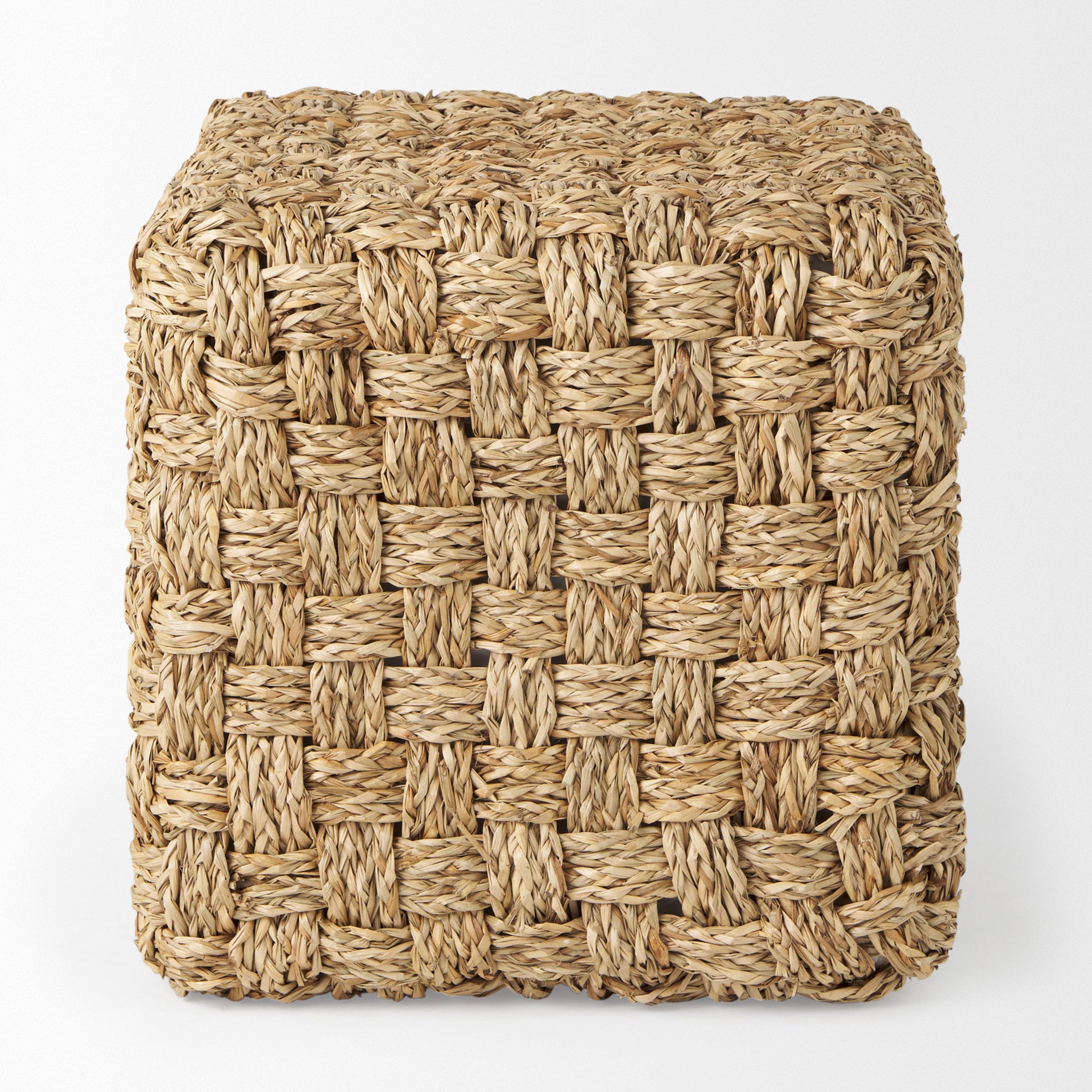 Adela Woven Pouf-Ottomans, Benches + Poufs-StyleMeGHD