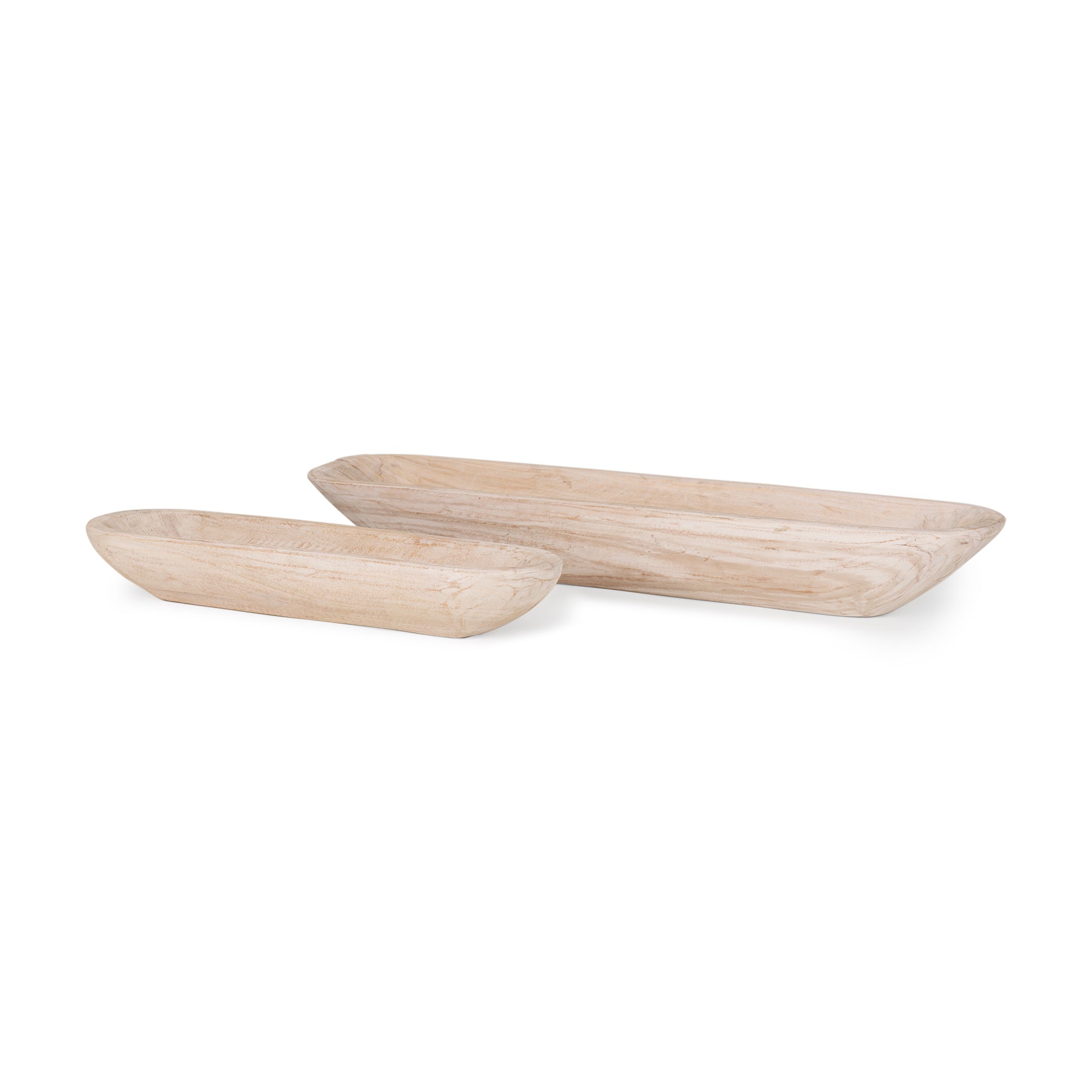 Alyanna Wood Trays, Set of 2
