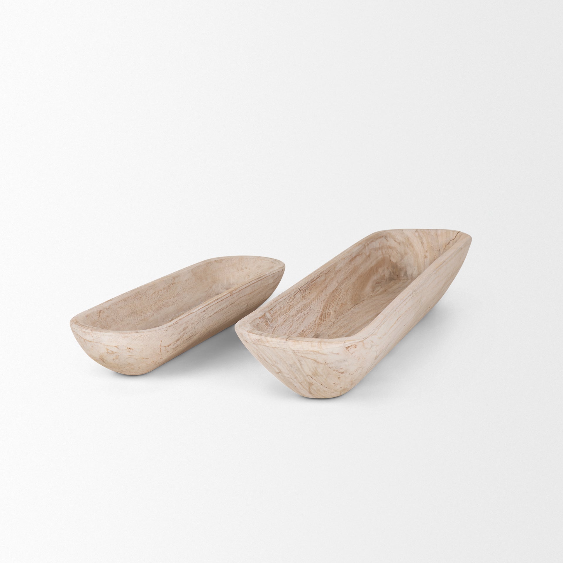 Alyanna Wood Trays, Set of 2
