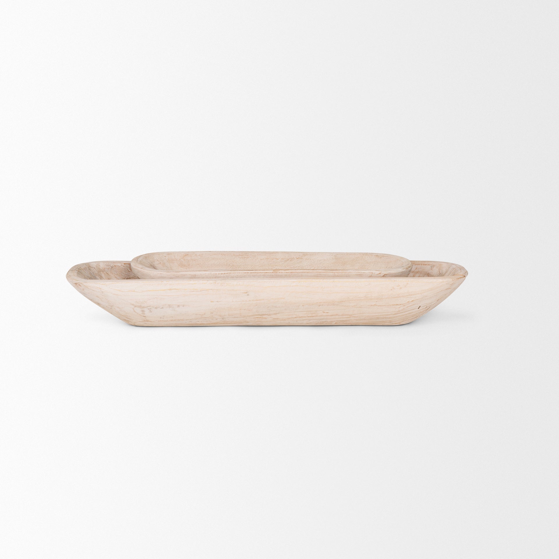 Alyanna Wood Trays, Set of 2