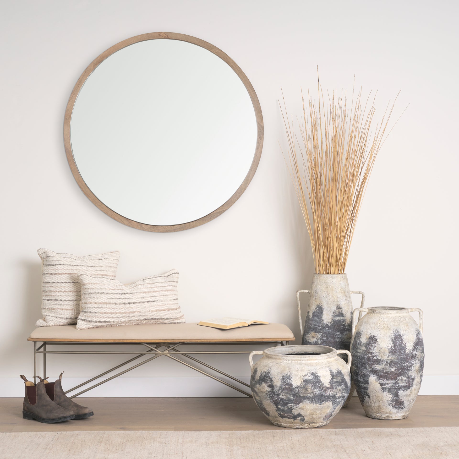 Antique Floor Vase-Vases + Jars-StyleMeGHD