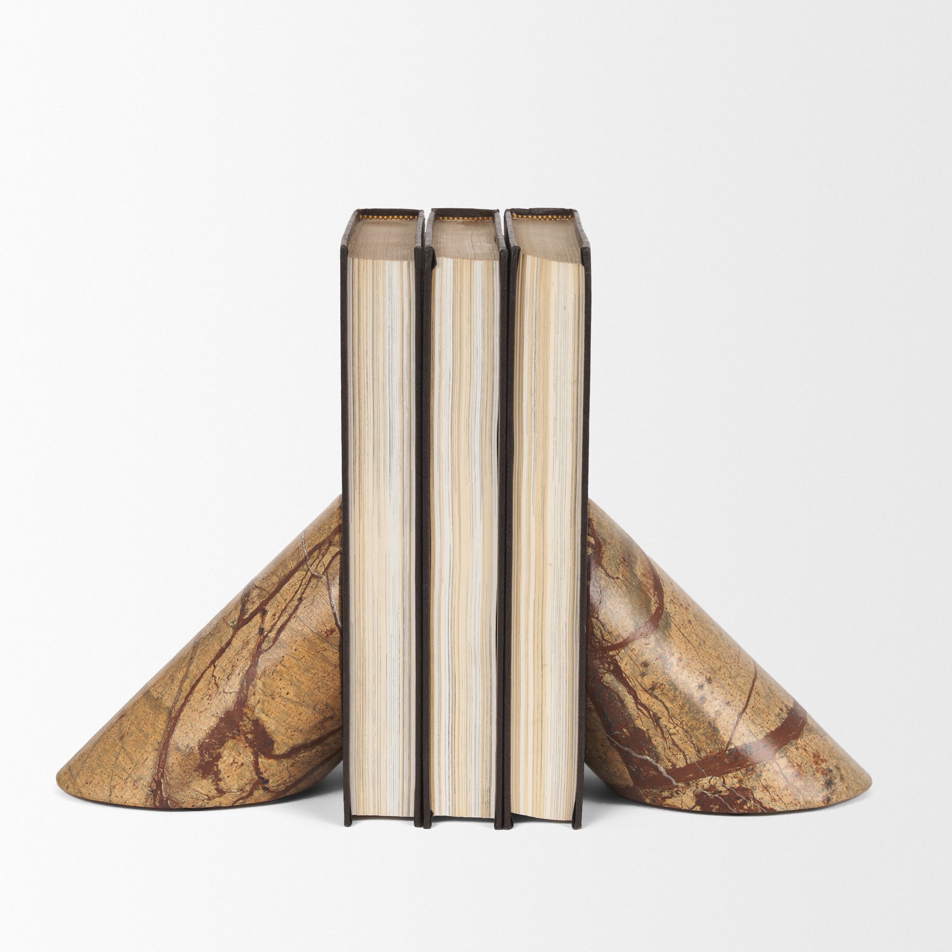 Nida Bookends, Set of 2-Books + Bookends-StyleMeGHD