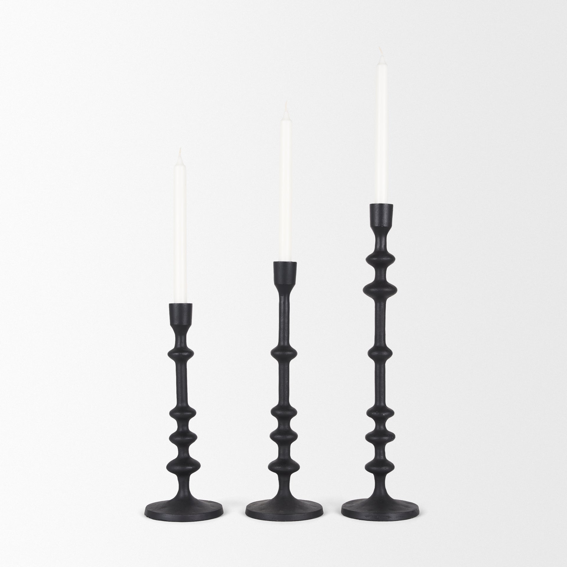 Paulina Metal Candle Holder, Set of 3