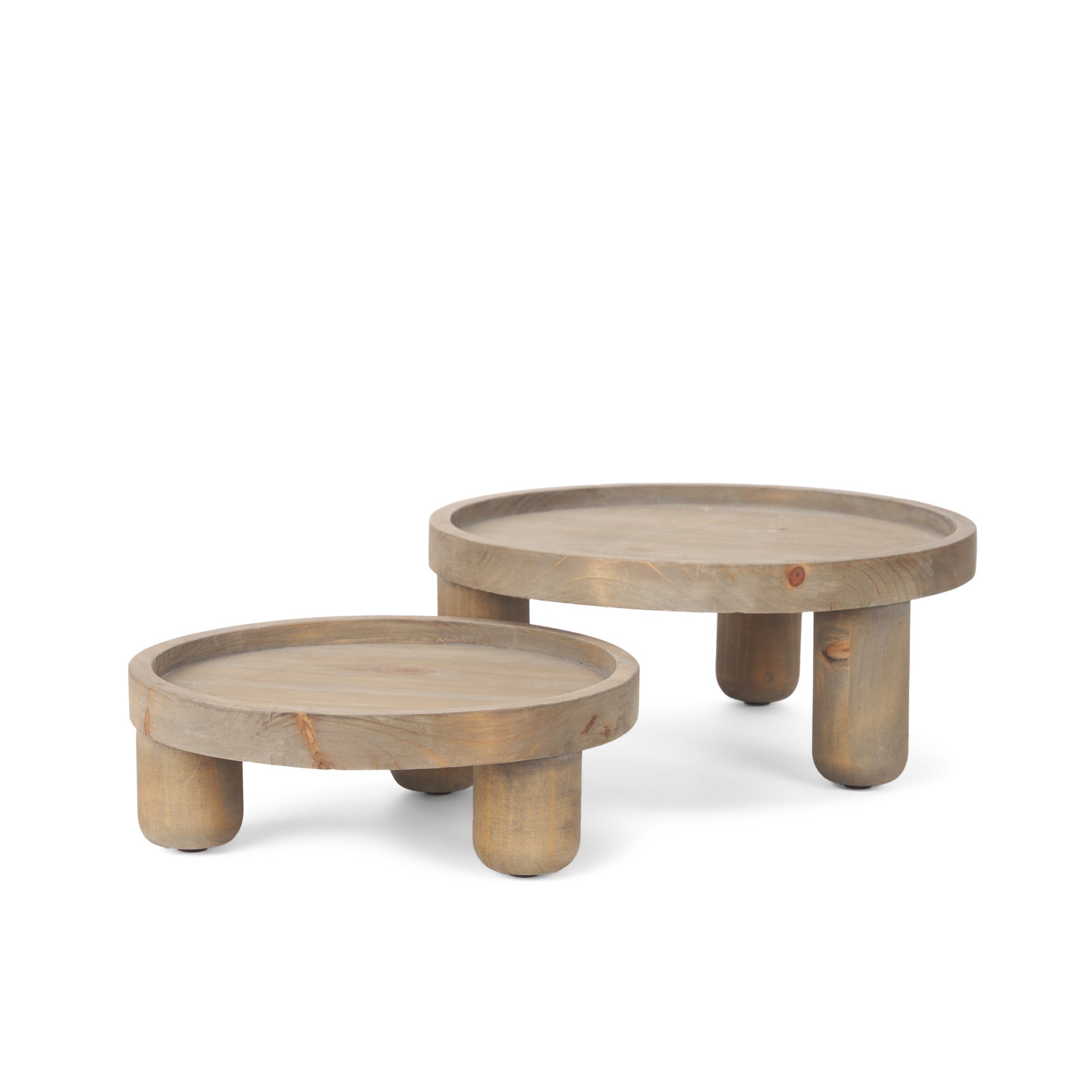 Vivoree Wooden Trays, Set of 2