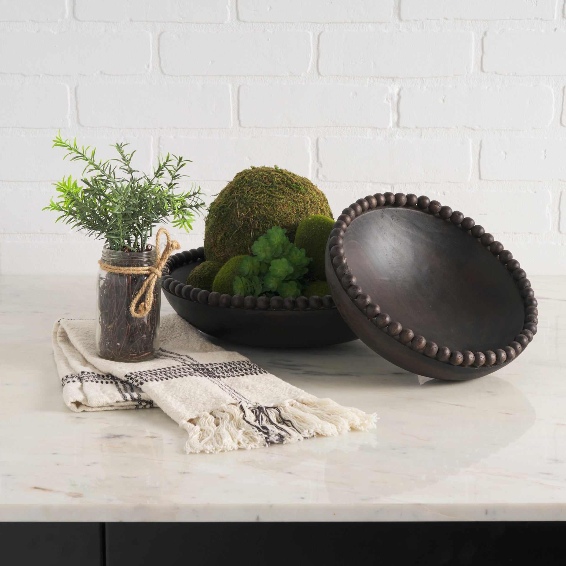 Tyra Wood Bowls, Set of 2