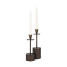Petra Metal Candle Holders, Set of 2