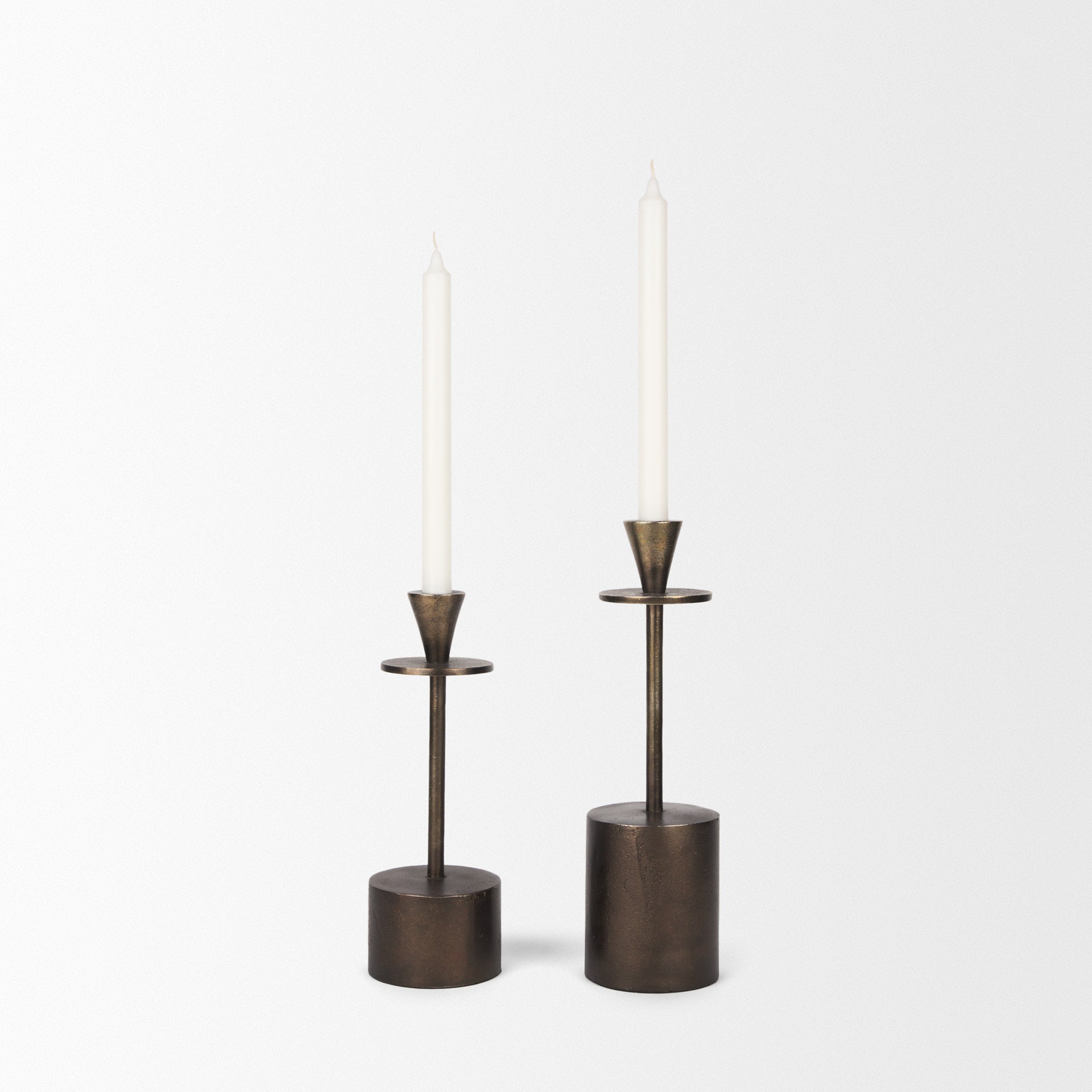 Petra Metal Candle Holders, Set of 2 - StyleMeGHD - Decorative Objects