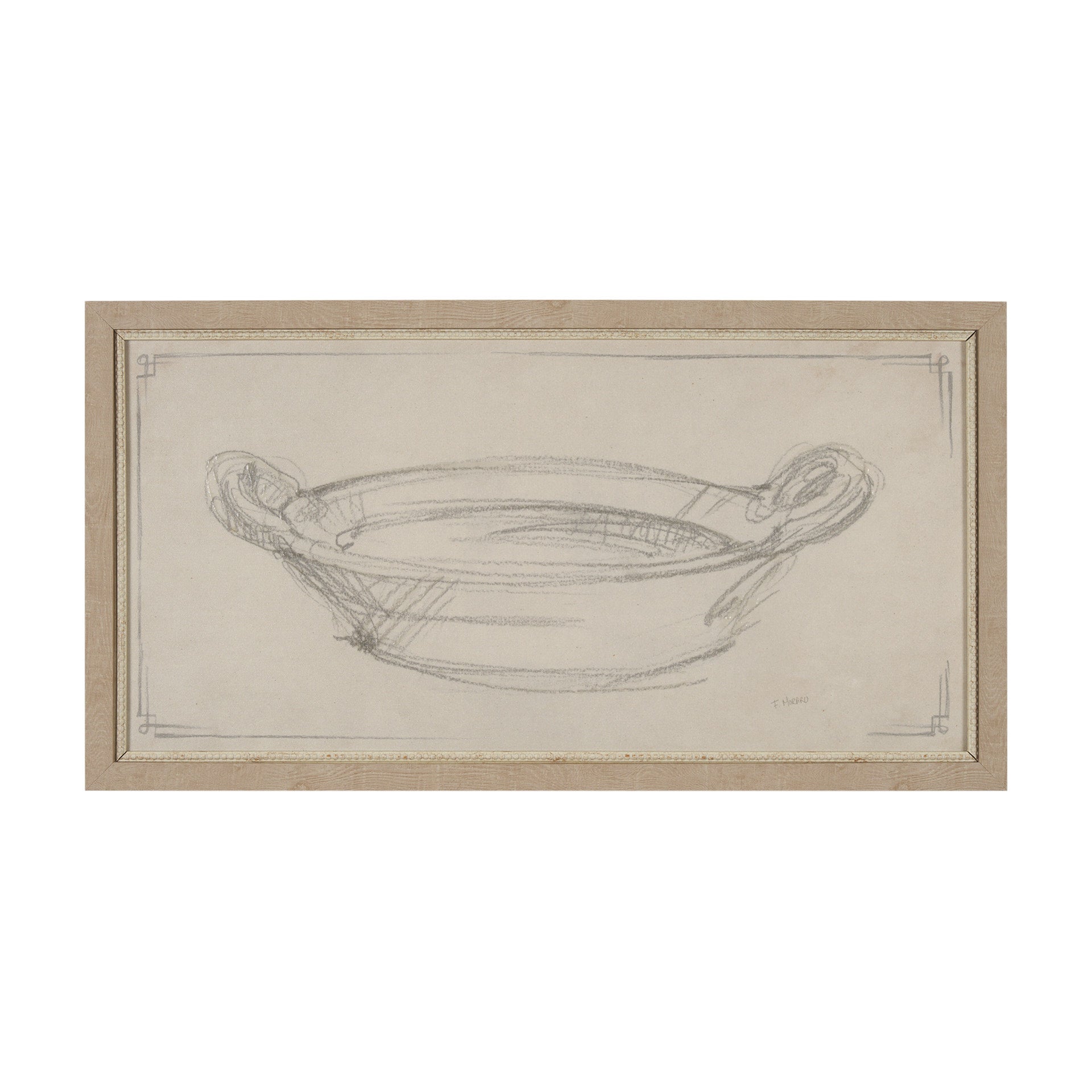 Handled Bowl Framed Art