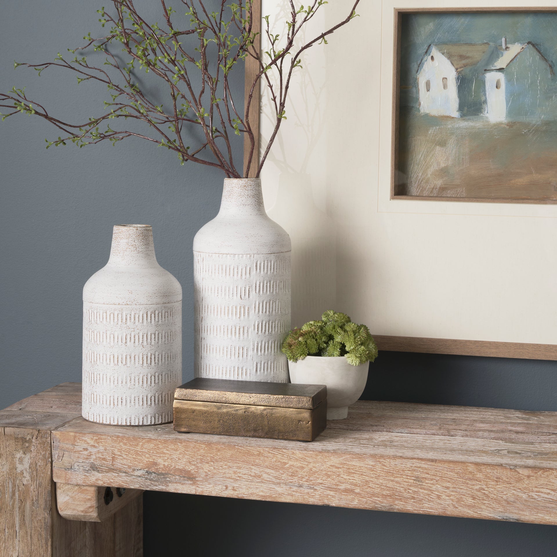 Issa Metal Vase - StyleMeGHD - Vases + Jars