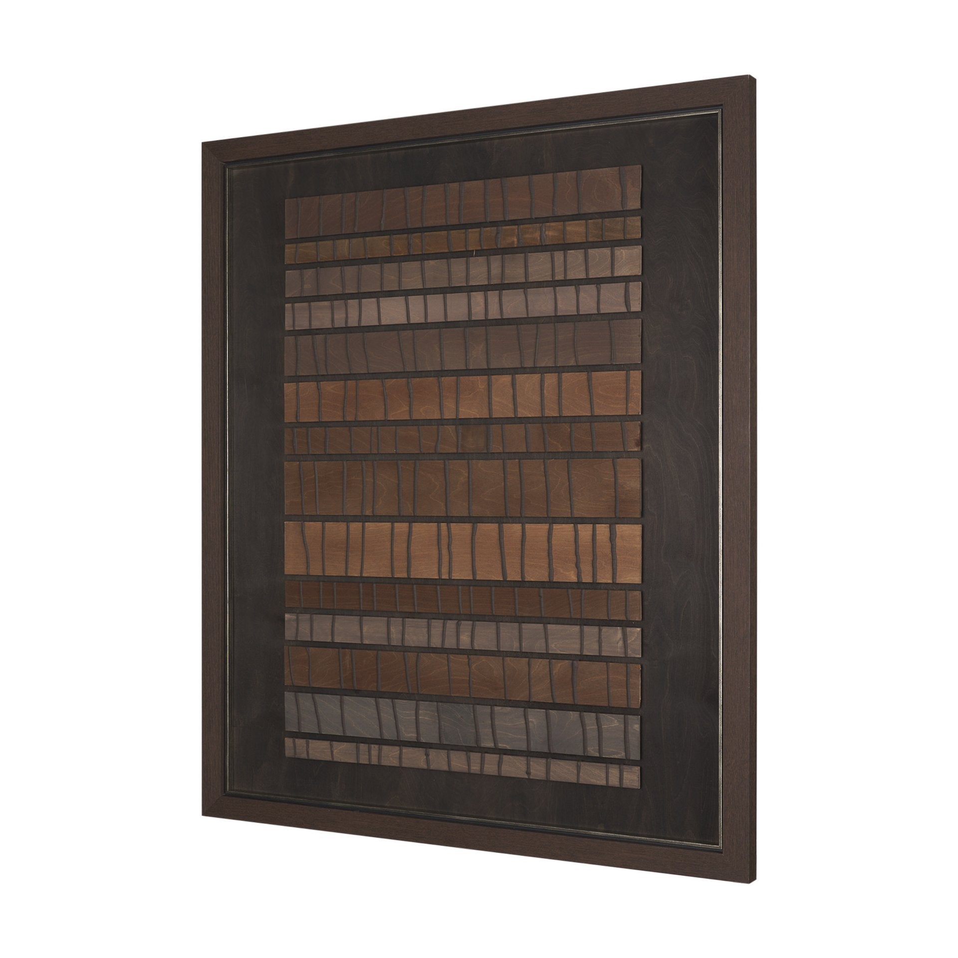 Timber Mosaic Framed Art