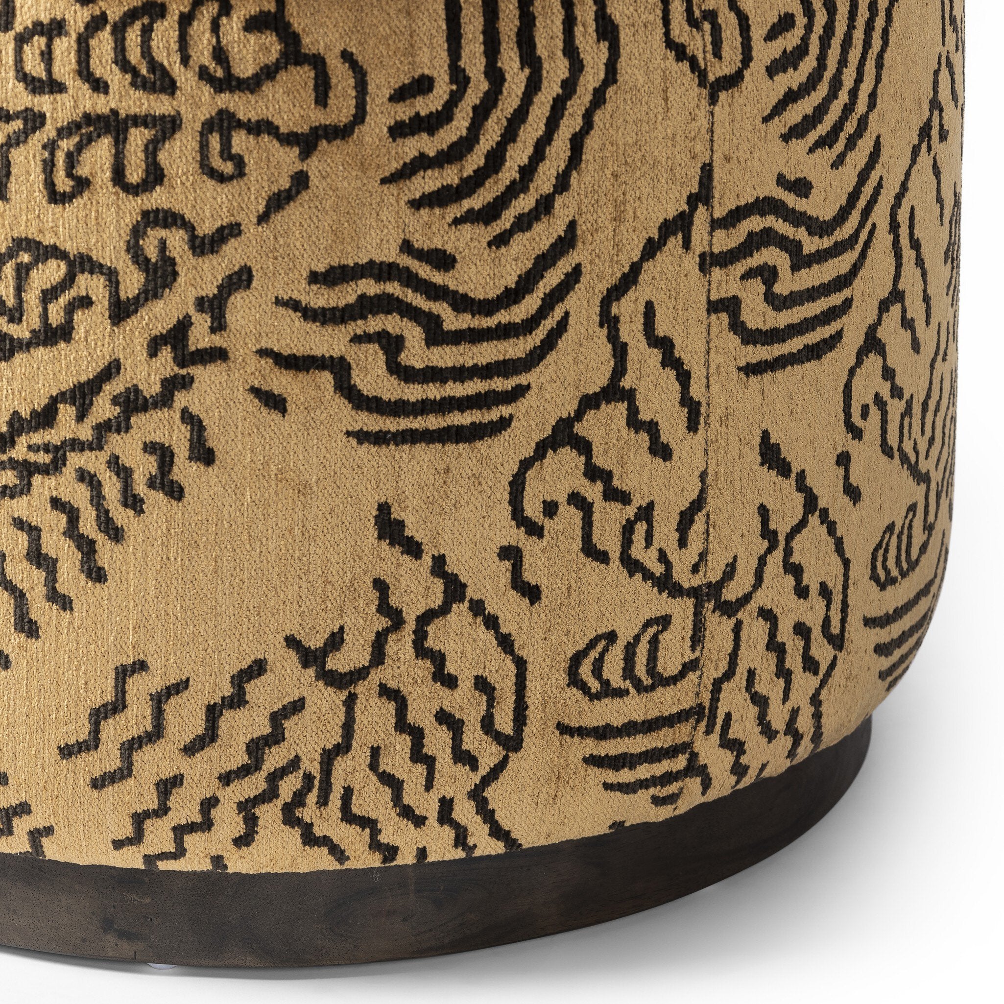 Sinclair Round Ottoman-Ottomans, Benches + Poufs-StyleMeGHD