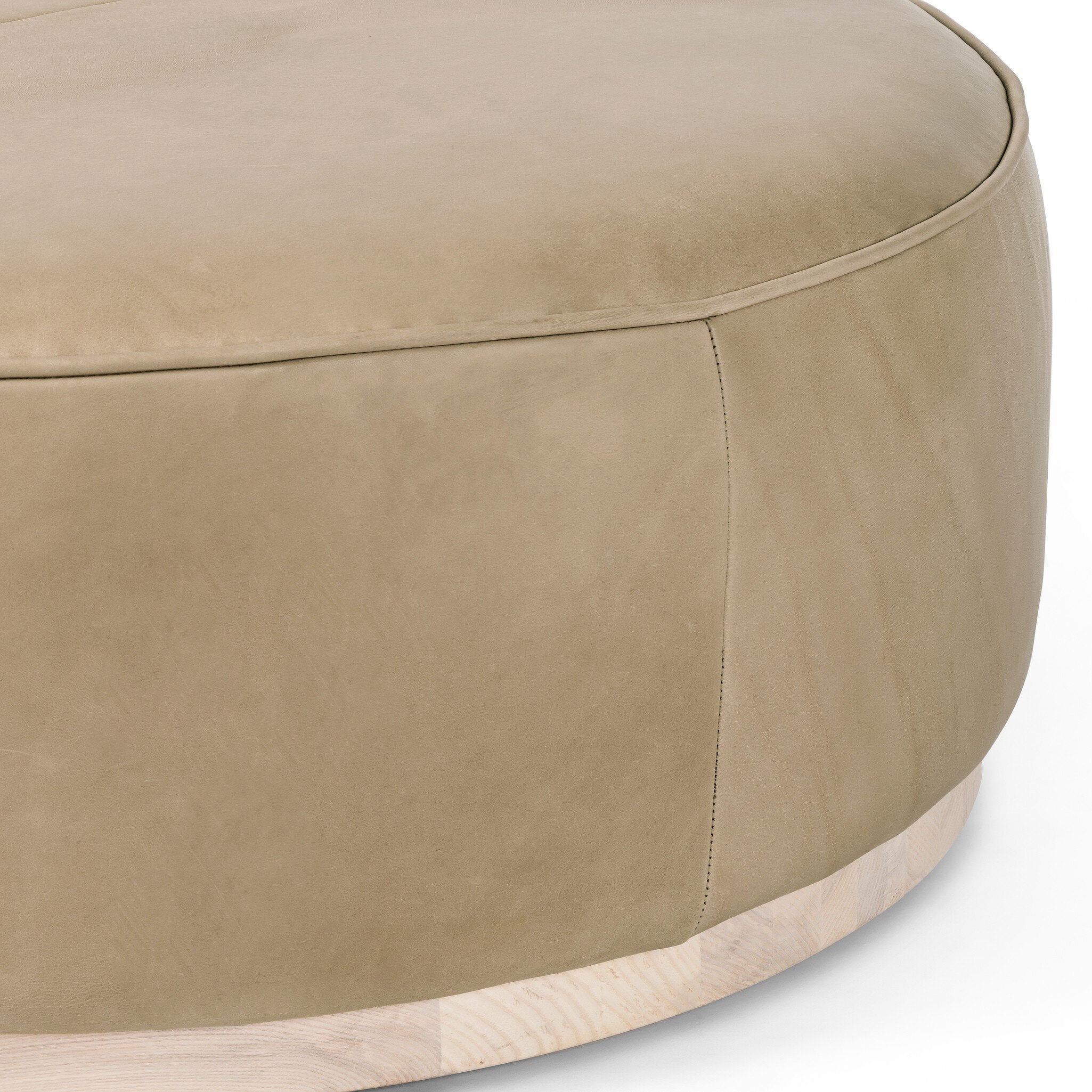 Sinclair Large Round Ottoman-Ottomans, Benches + Poufs-StyleMeGHD