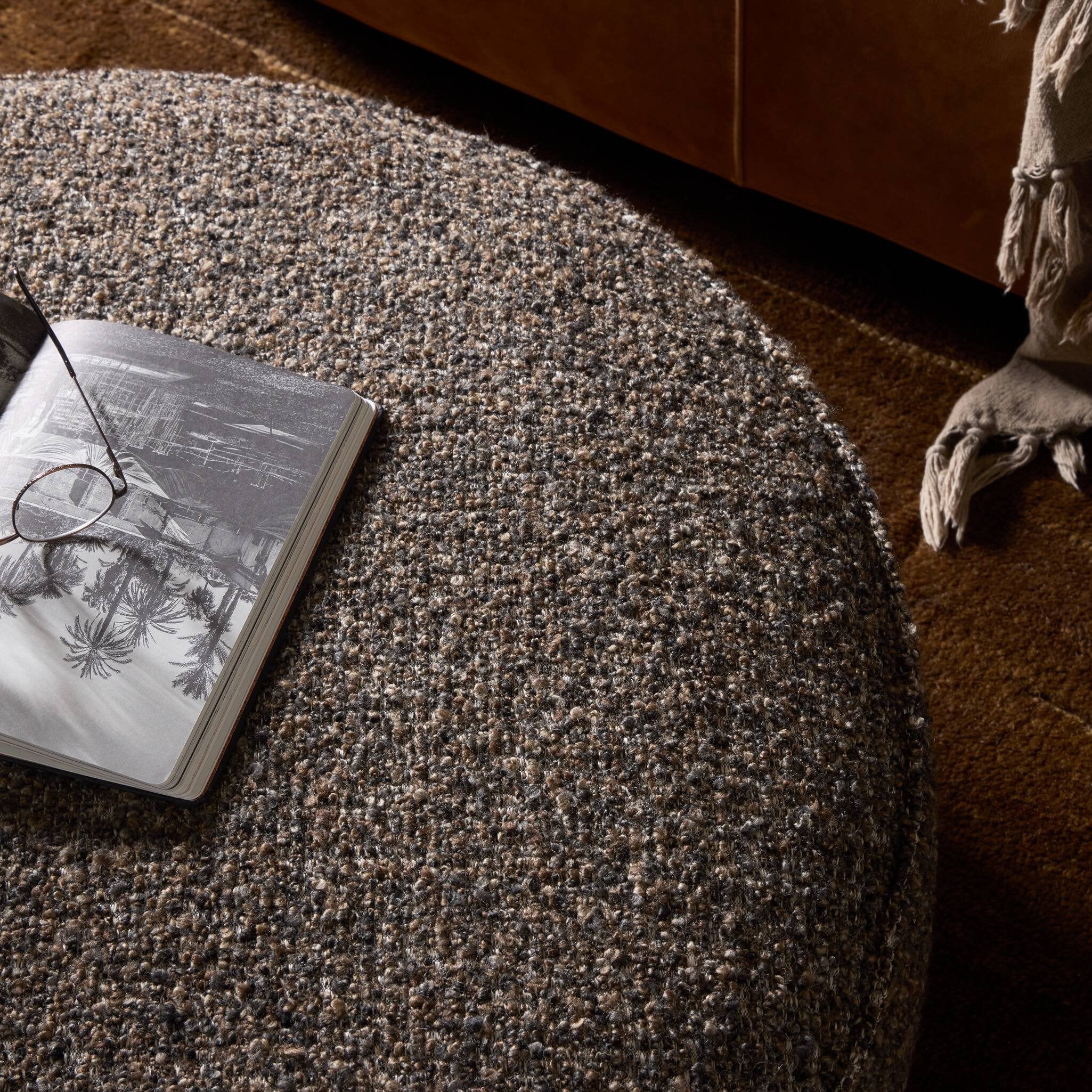 Sinclair Large Round Ottoman