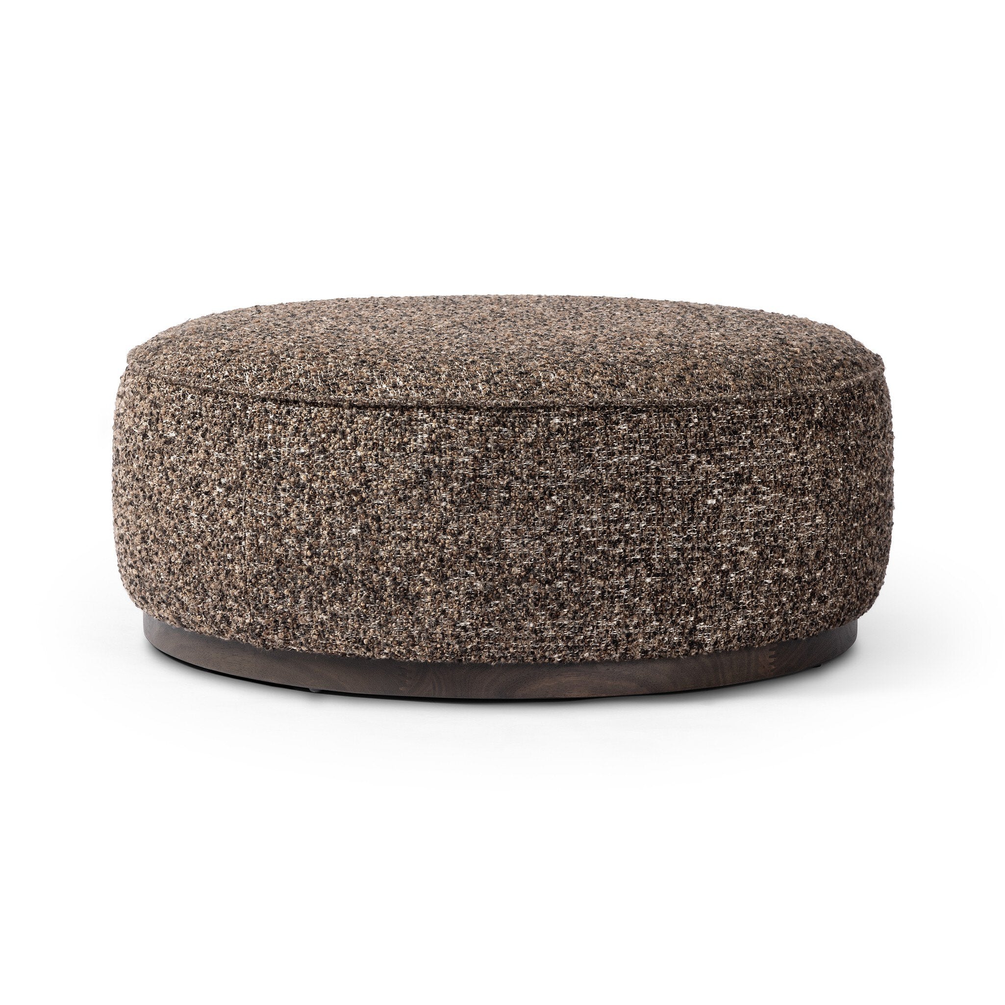 Sinclair Large Round Ottoman-Ottomans, Benches + Poufs-StyleMeGHD