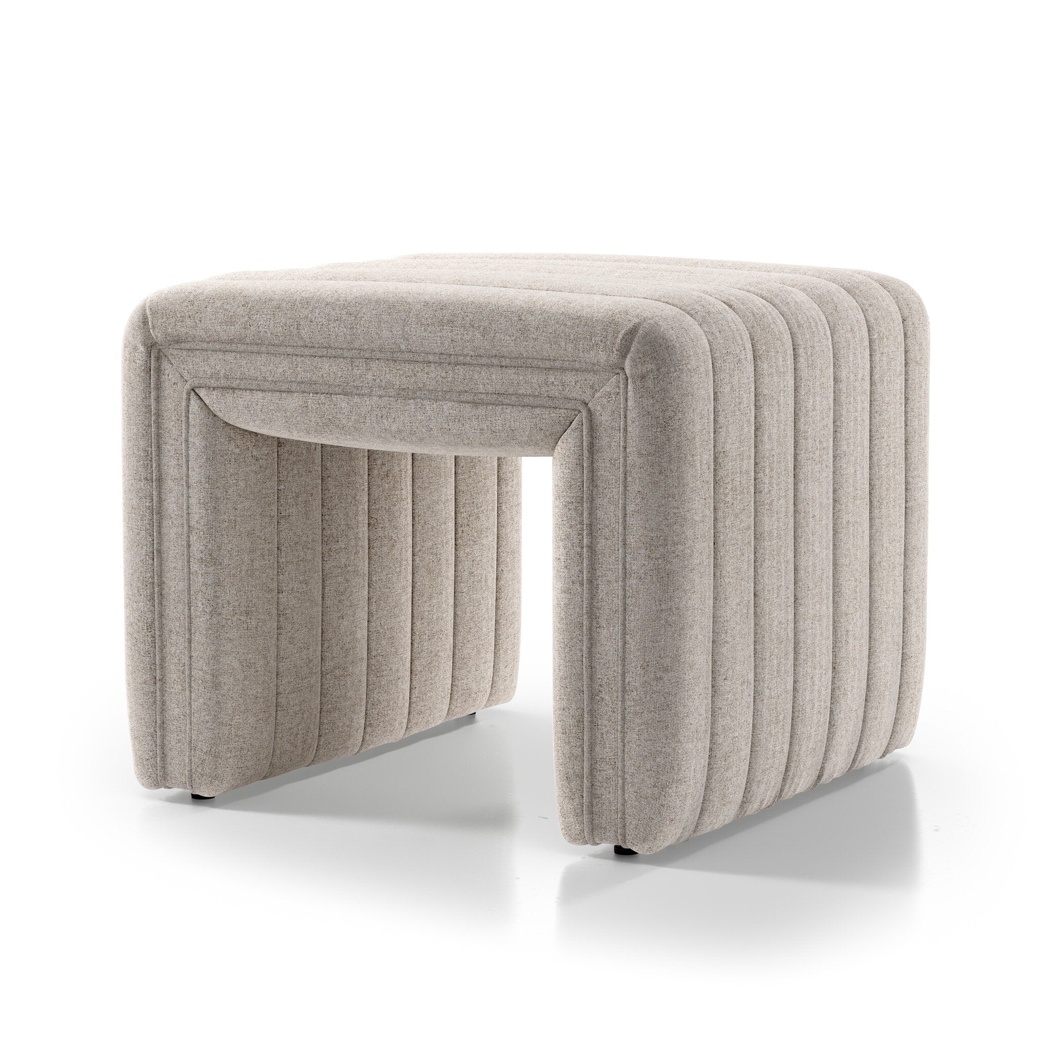 Augustine Ottoman ORLY NATURAL - StyleMeGHD - Ottomans, Benches + Poufs